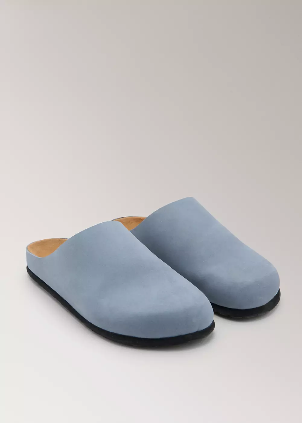 Sabots cuir minimalistes, MANGO