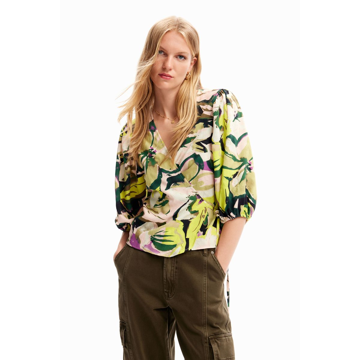 Blouse crois e La Redoute