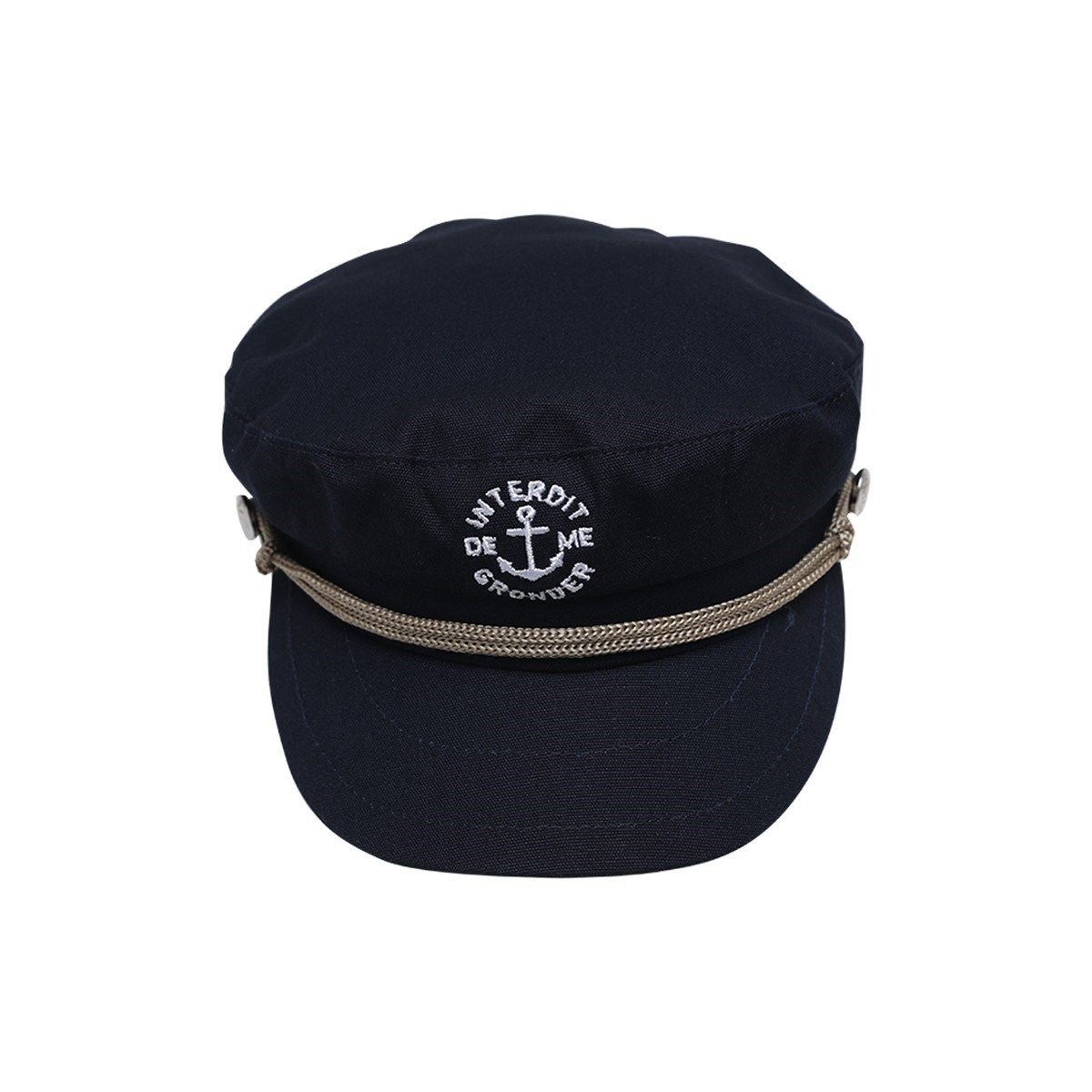 Casquette Gavroche Capitaine Bleu Marine Interdit De Me Gronder La Redoute