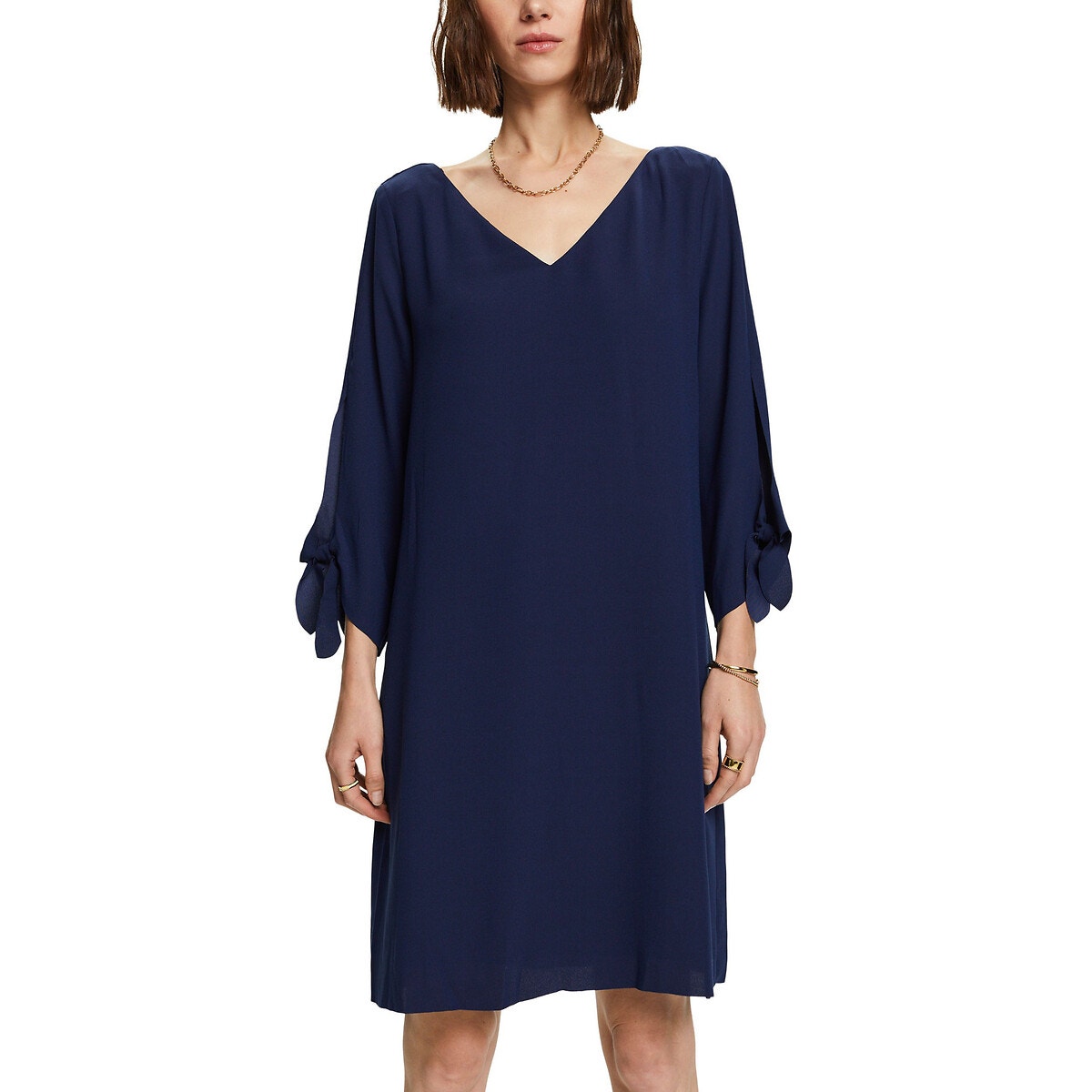 Esprit robe deals bleu marine