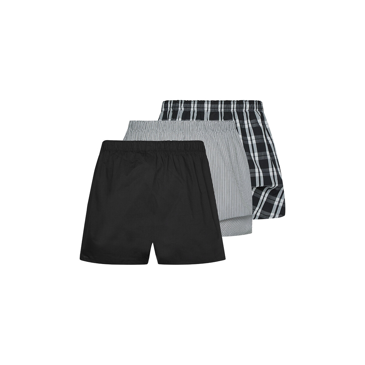 Pack of 3 Boxers in Cotton Mix