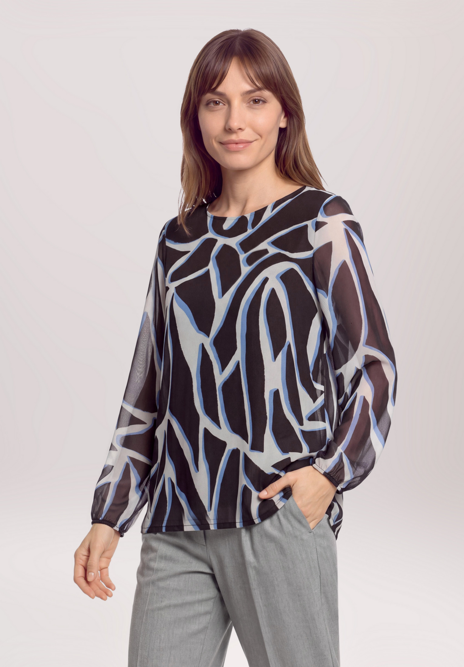 T-shirt en maille à élastique, BETTY & CO