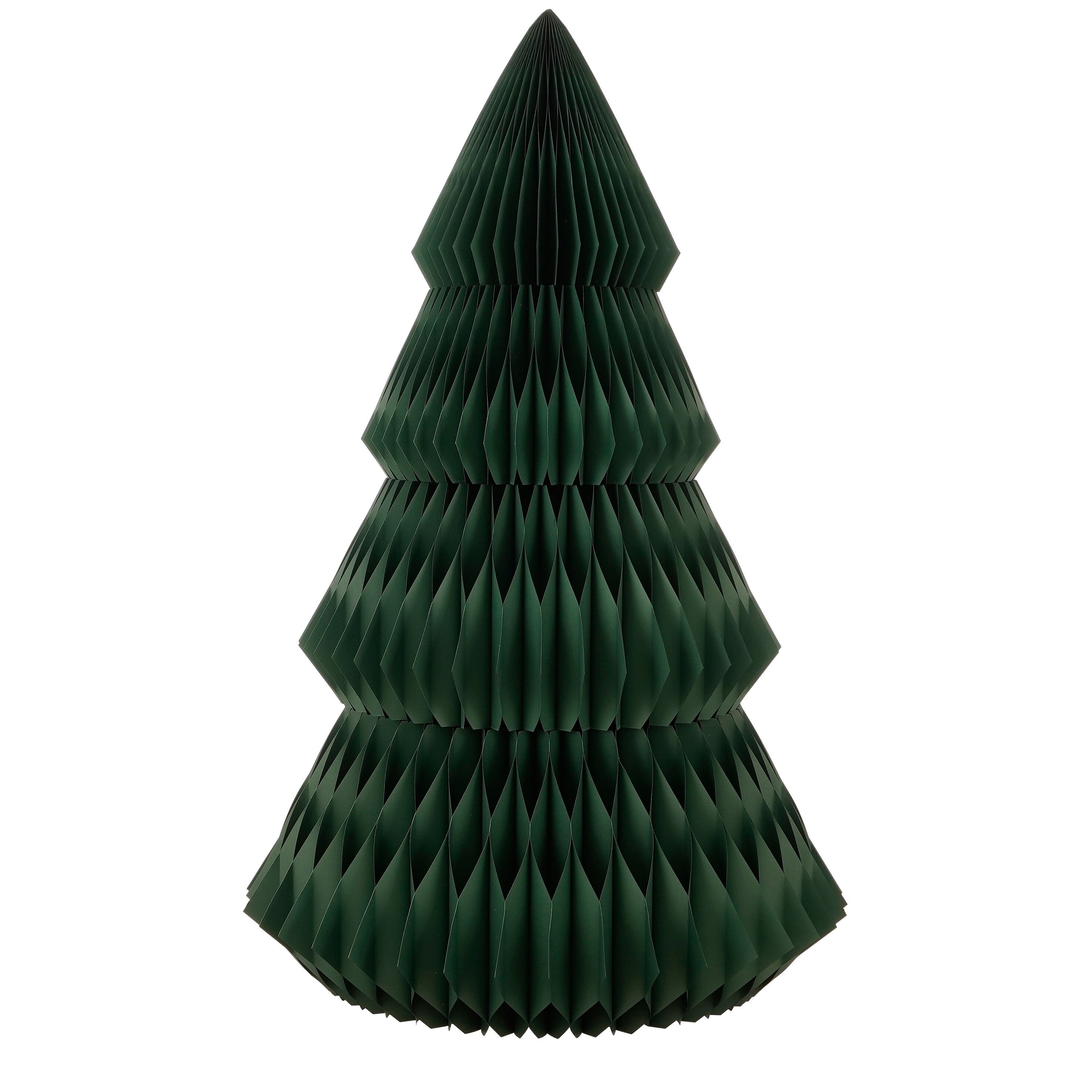 Sapin de Noël décoratif en papier H212 cm YARRAH, MICA DECORATIONS