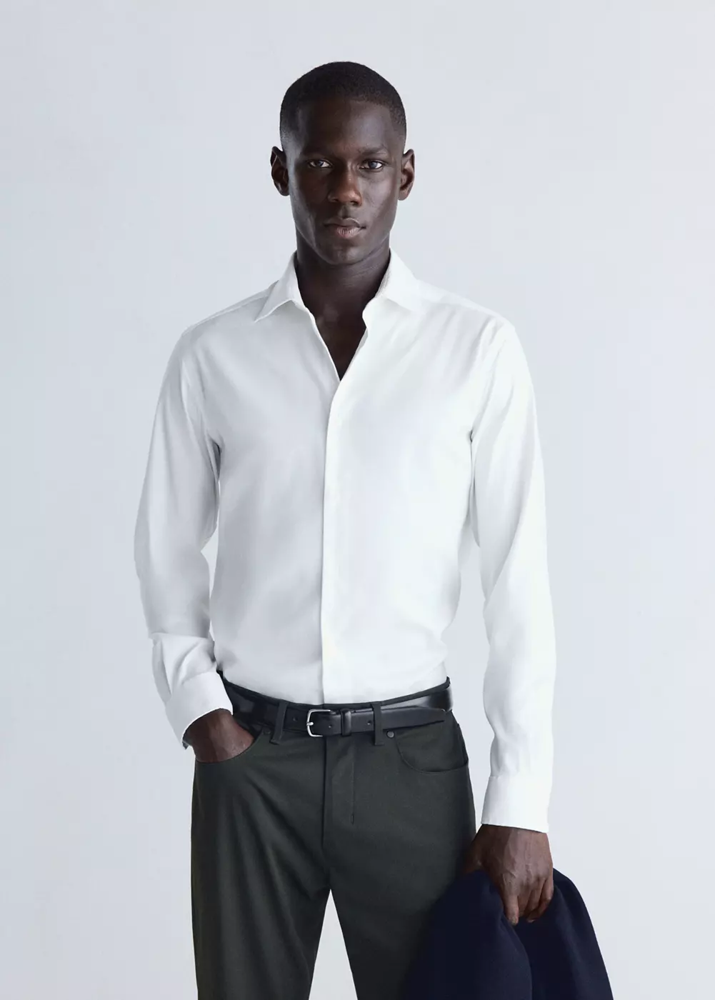 Chemise slim-fit coton comfort stretch non-iron, MANGO MAN