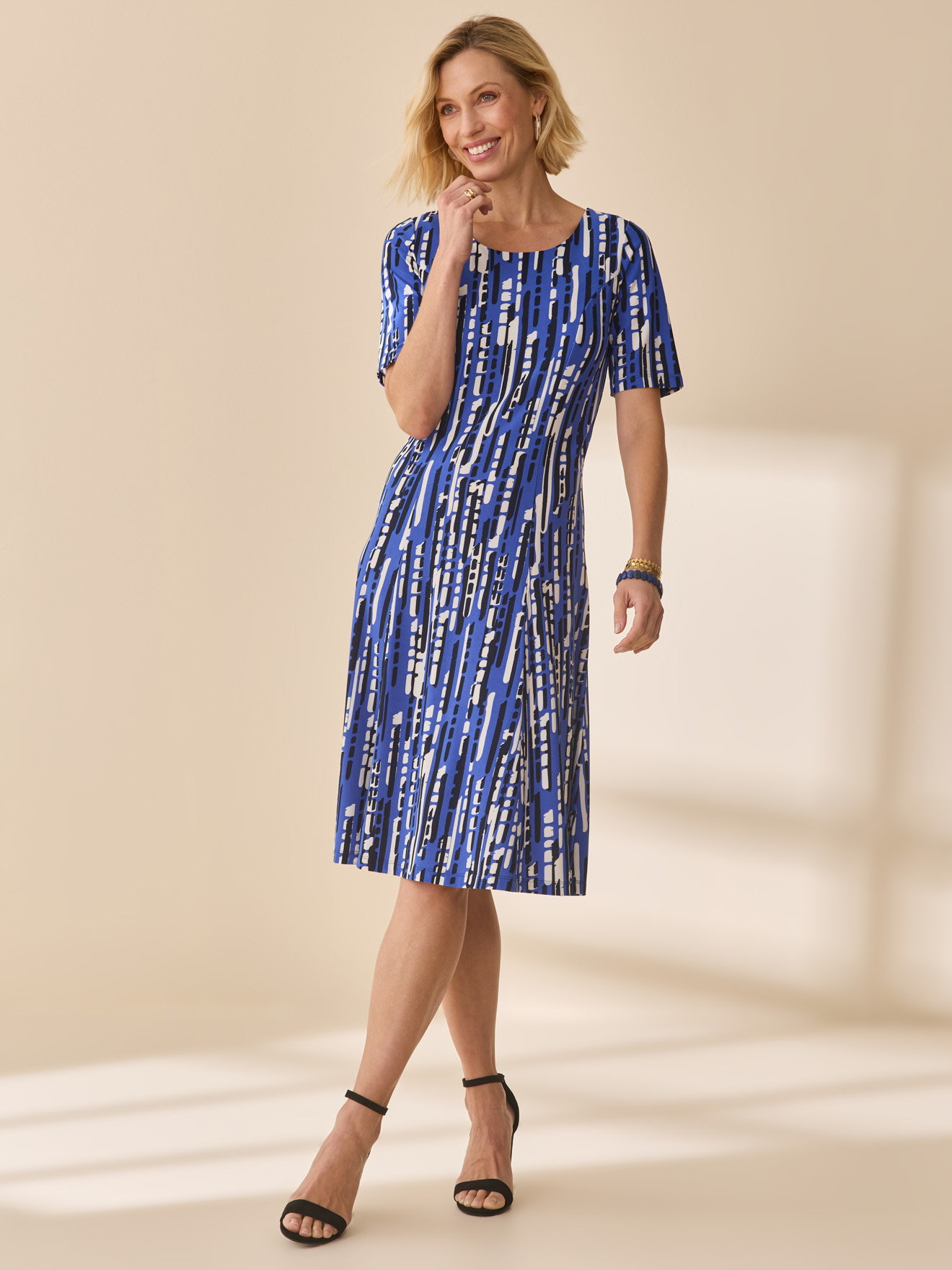 Robe évasée en maille, DAXON