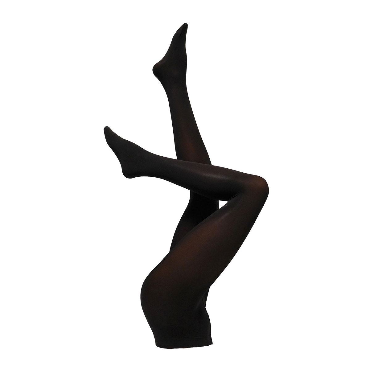 collant pour femme opaque noir en coton bio 60 deniers Le Bourget Paris
