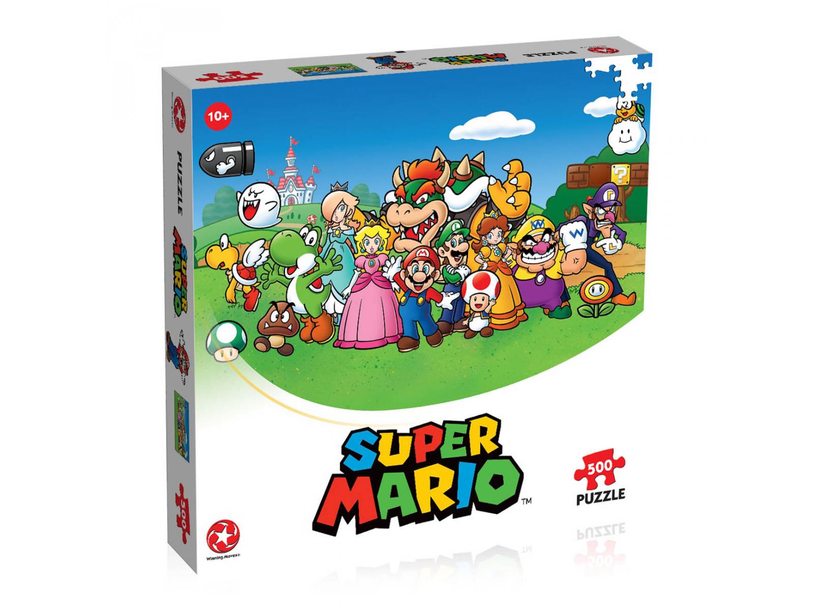 PUZZLE SUPER MARIO AND FRIENDS 500 PIECES NOUVELLE VERSION, WINNING MOVES