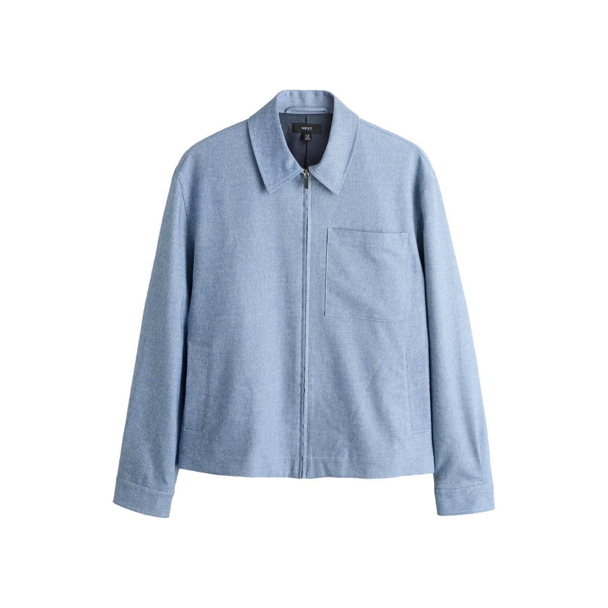 Veste habillée zippée contenant du lin, NEXT