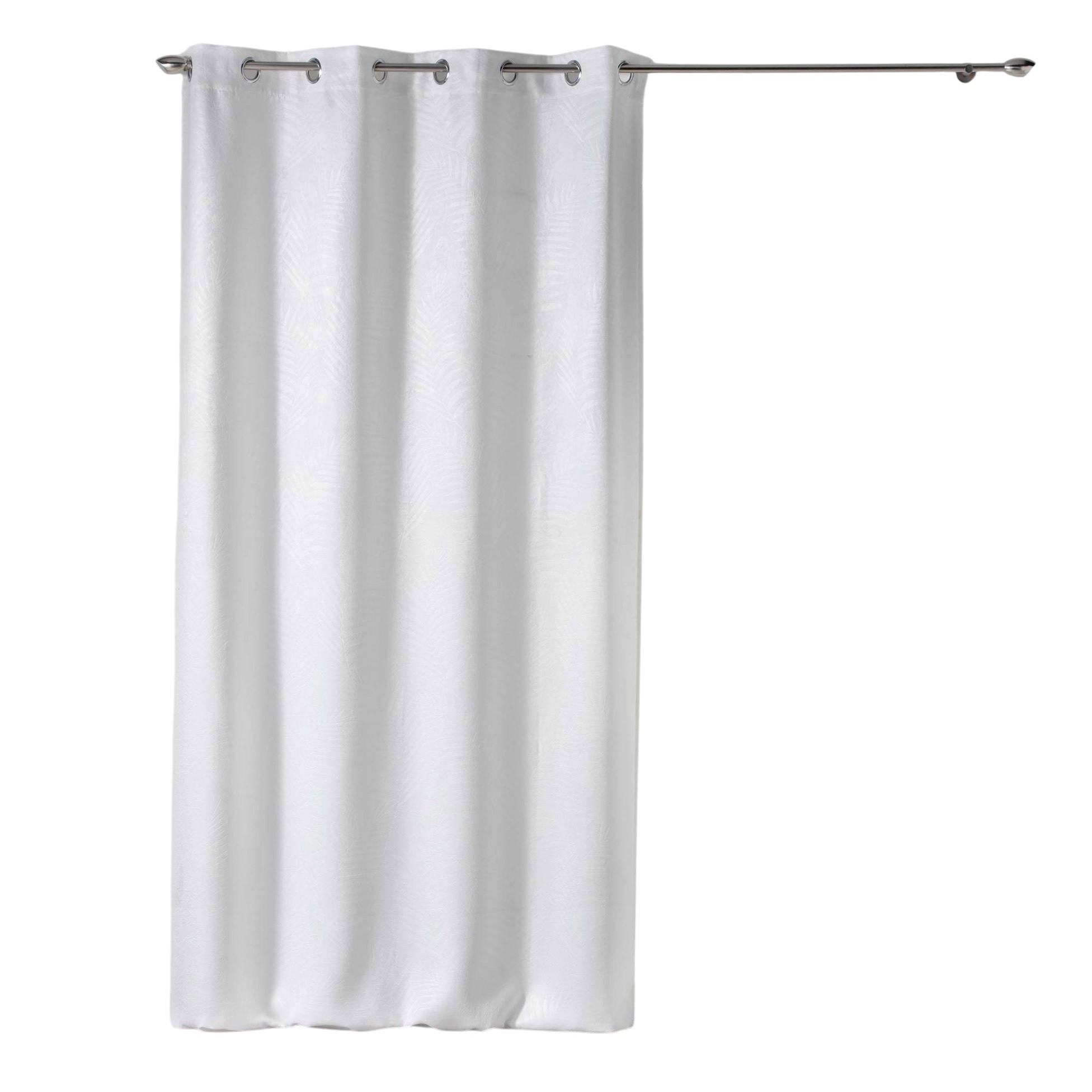Rideau occultant effet velours Motif feuilles tropicales, EDEN