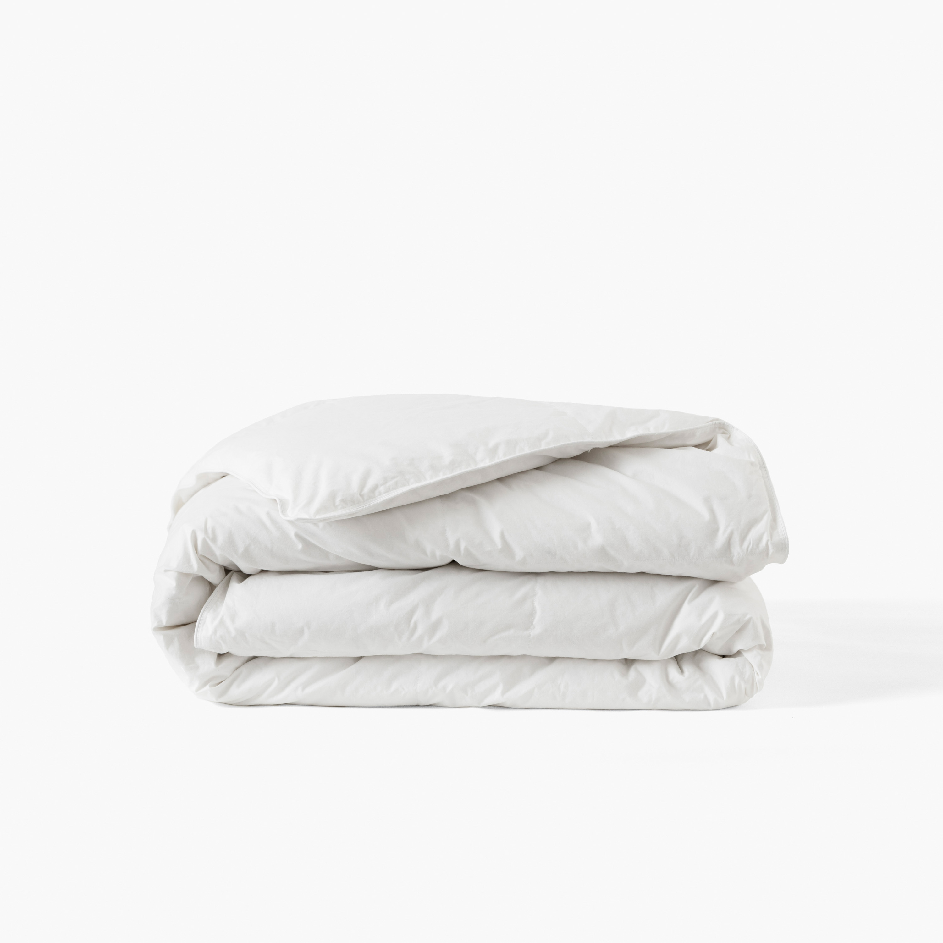 Couette 4 saisons duvet de canard ESSENTIEL, CARRE BLANC