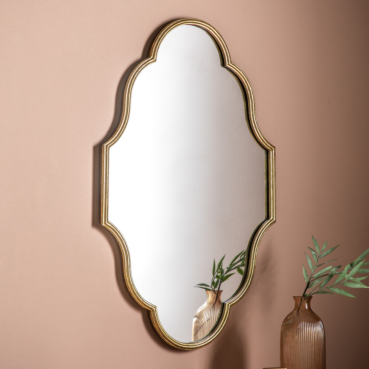 elegant gold mirror