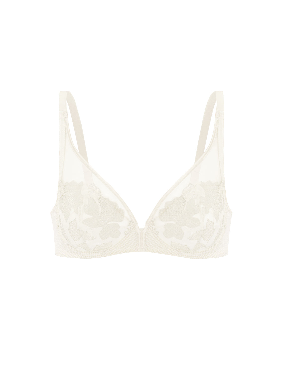 Soutien-gorge triangle emboitant décolleté plongeant, DAHLIA, SIMONE PERELE
