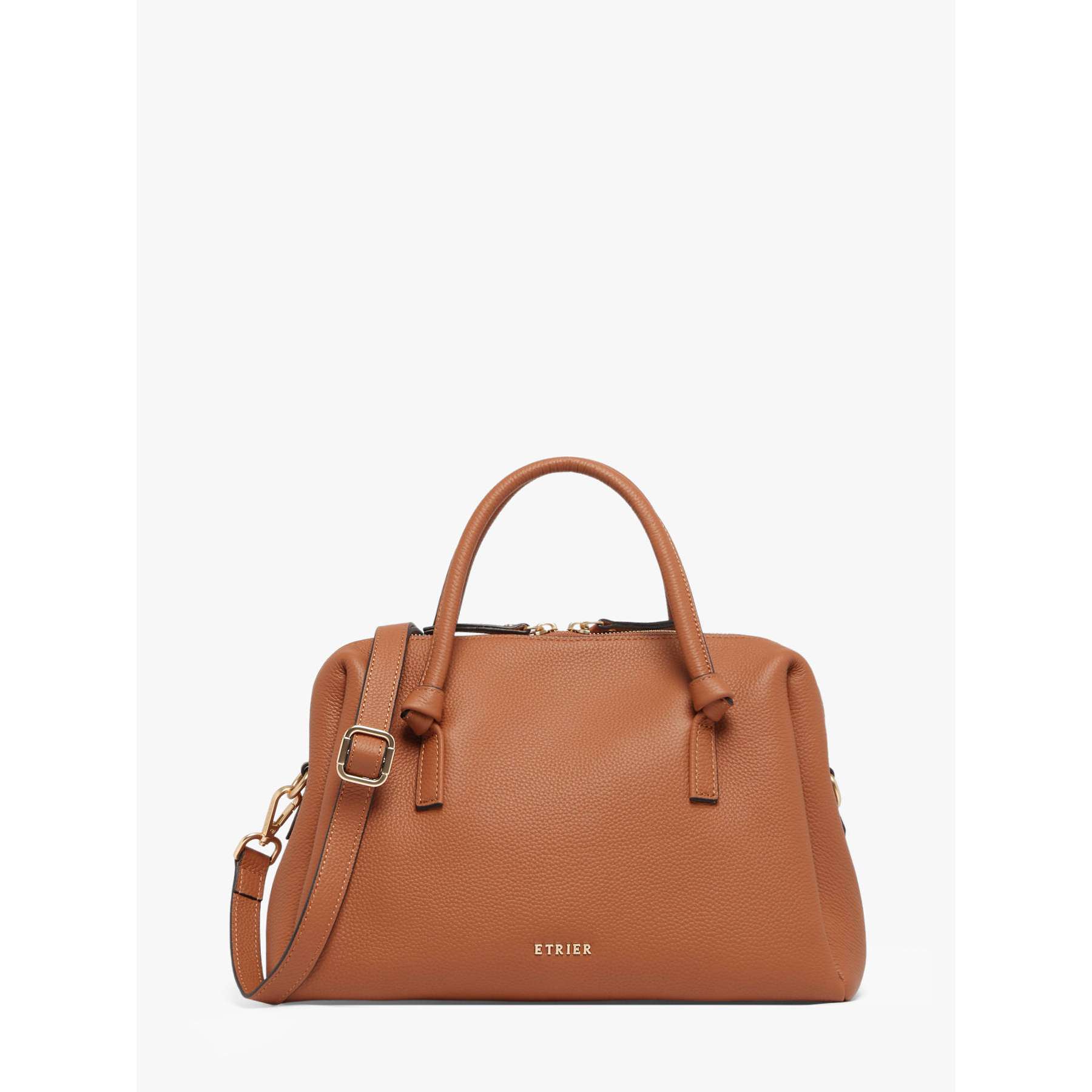 Sac porté main Sienne cuir, ETRIER