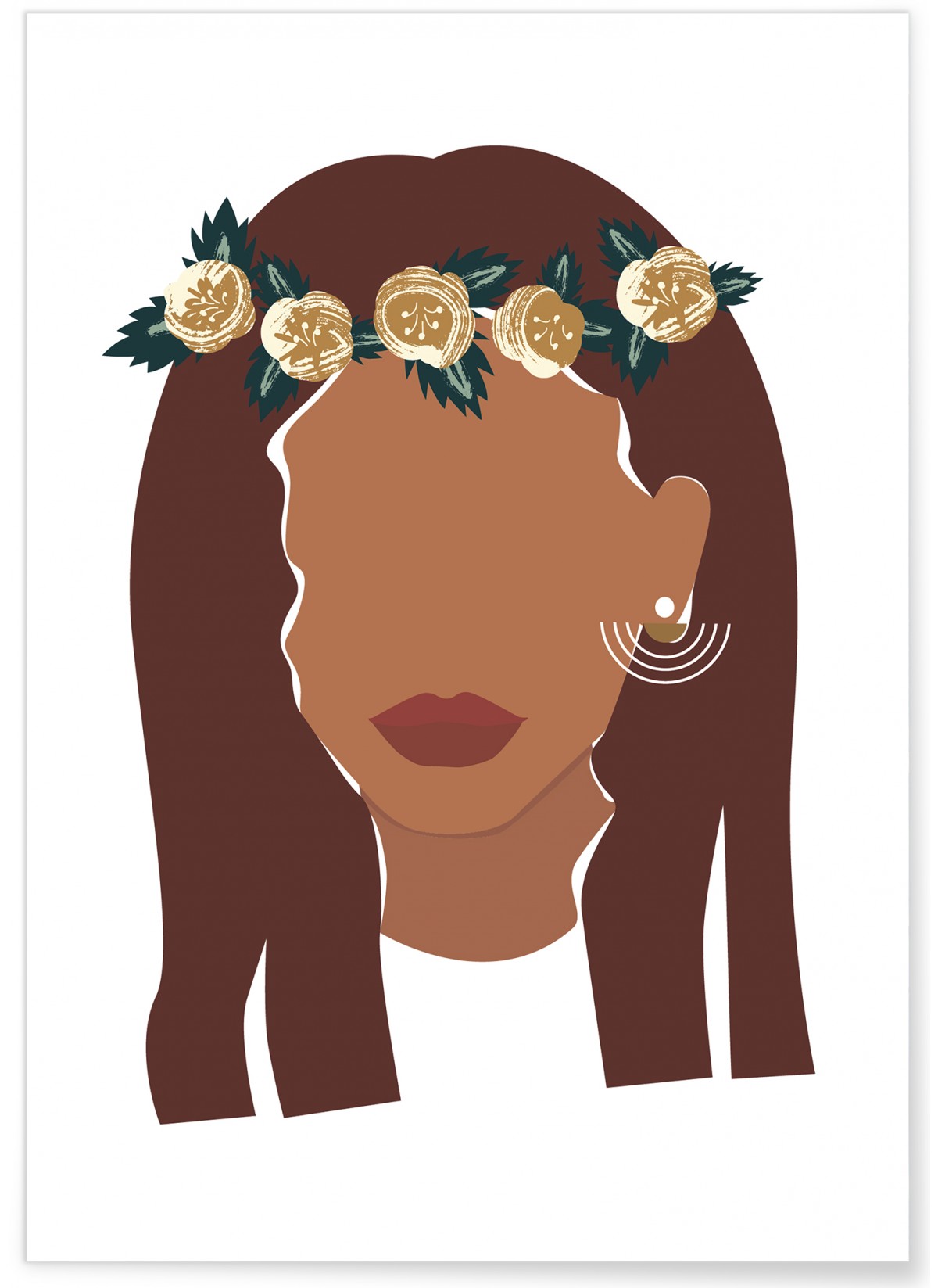 Affiche Visage Femme 2, L'AFFICHERIE