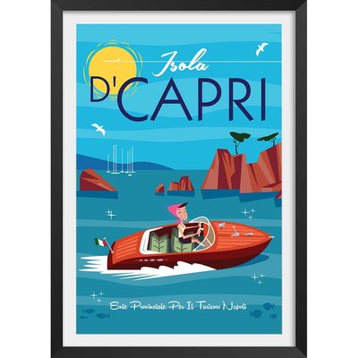 Affiche Voyage à Capri HEXOA
