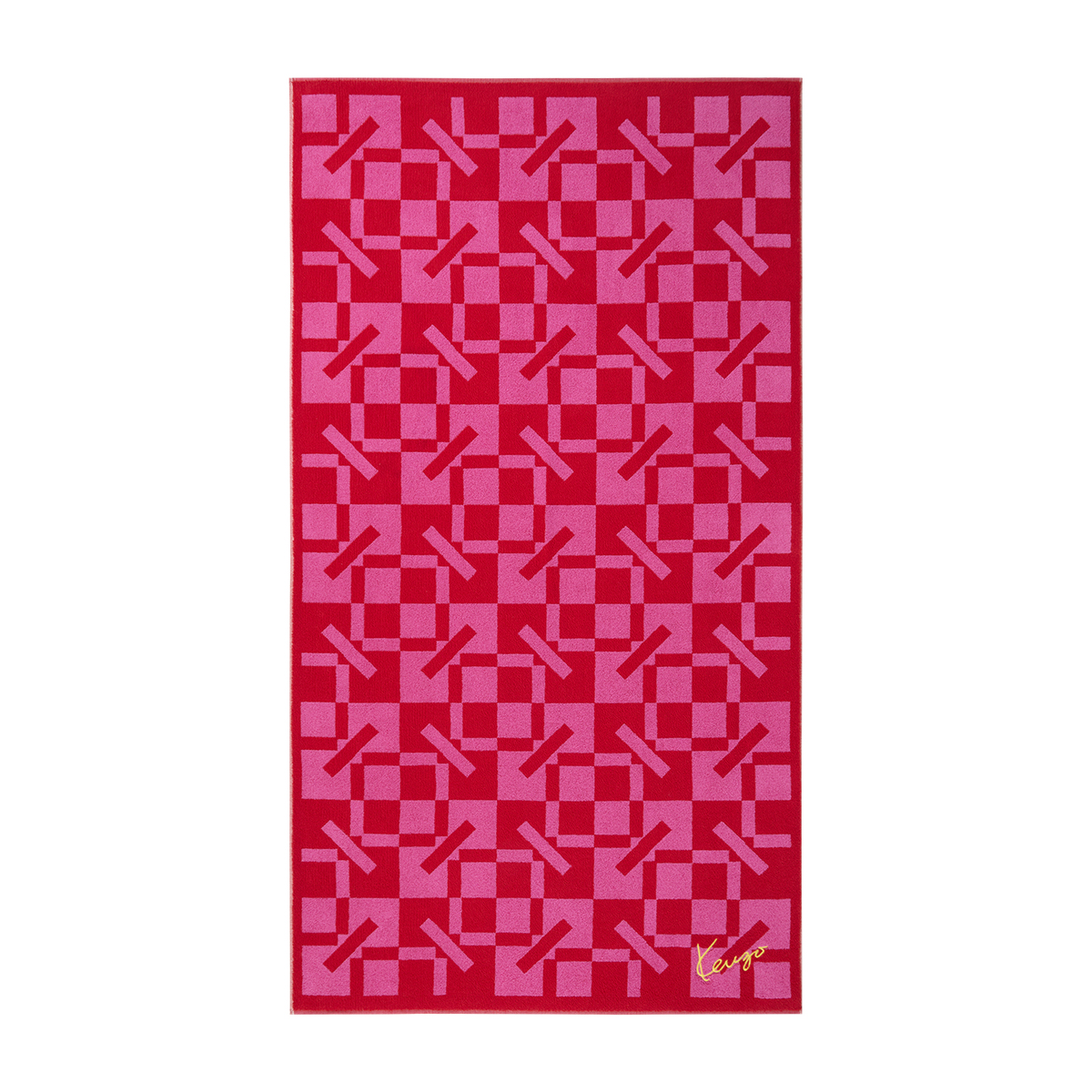 Serviette de plage en coton, K MONOGRAM, KENZO HOME