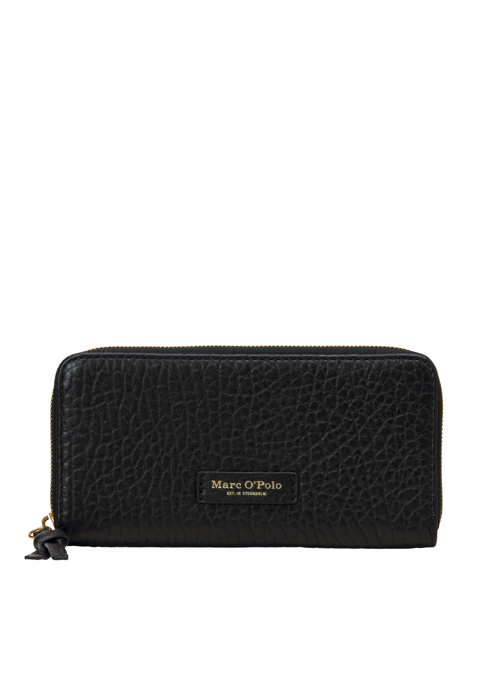 Porte-monnaie en cuir de mouton au grain prononcé, MARC O'POLO