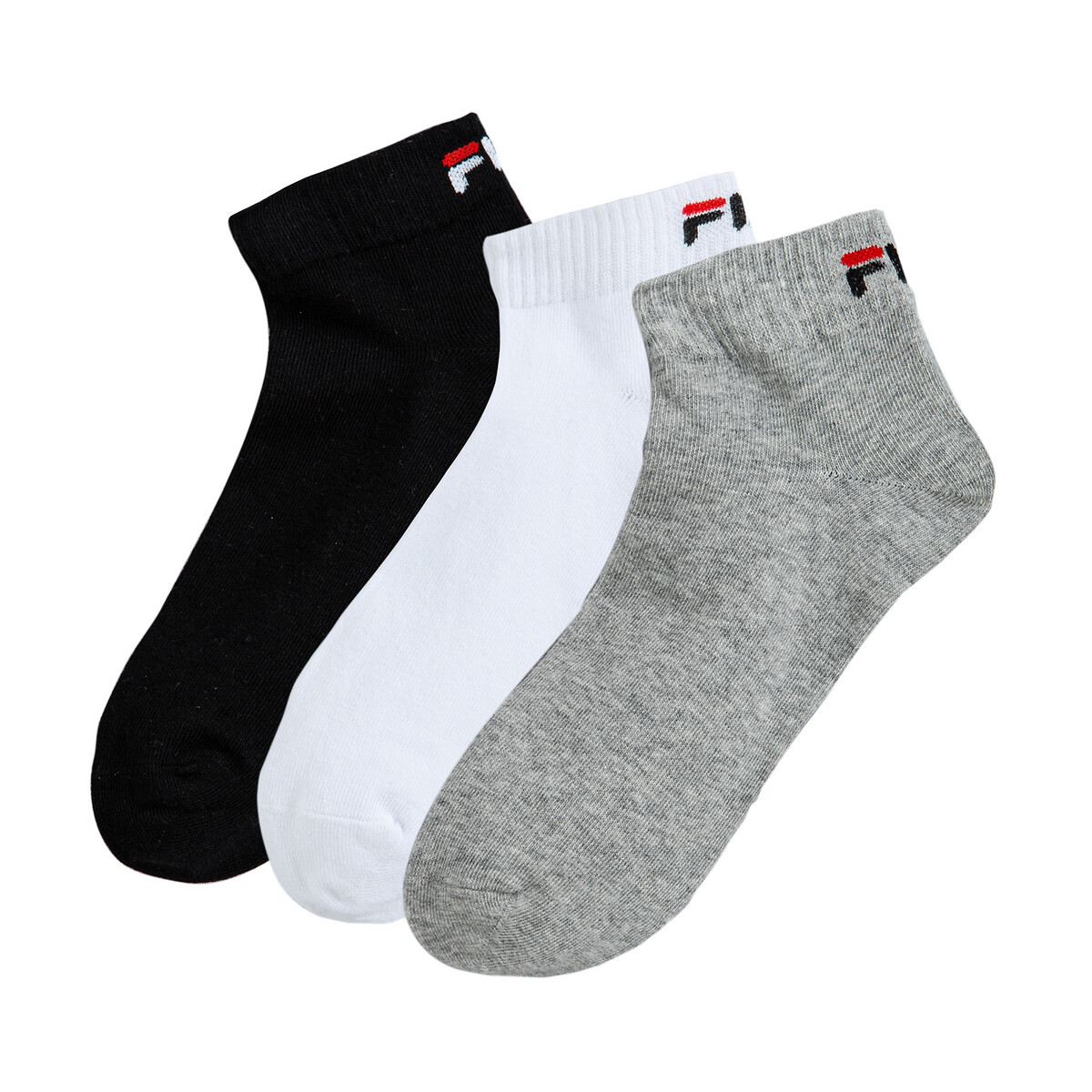 Image of Pack of 3 Pairs of Socks in Cotton Mix