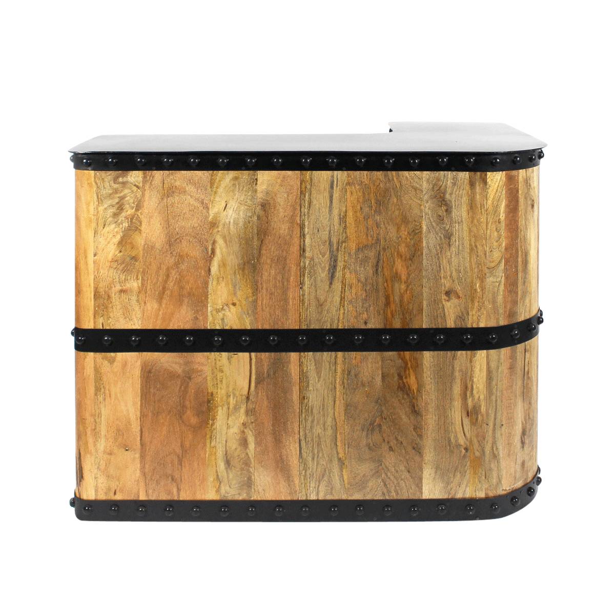Meuble bar en bois de manguier New- YORK, MADE IN MEUBLES