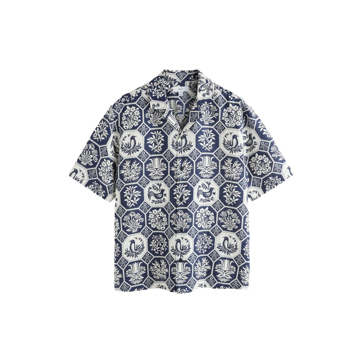 Chemise à manches courtes et imprimé jacquard, NEXT