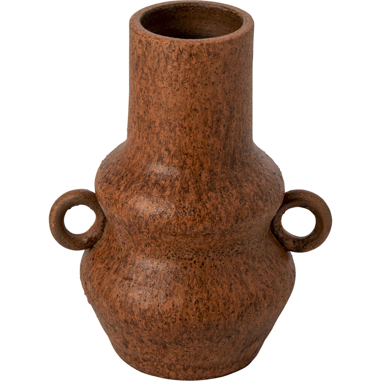 Vase en poterie à anses fait main, RECOLLECTION