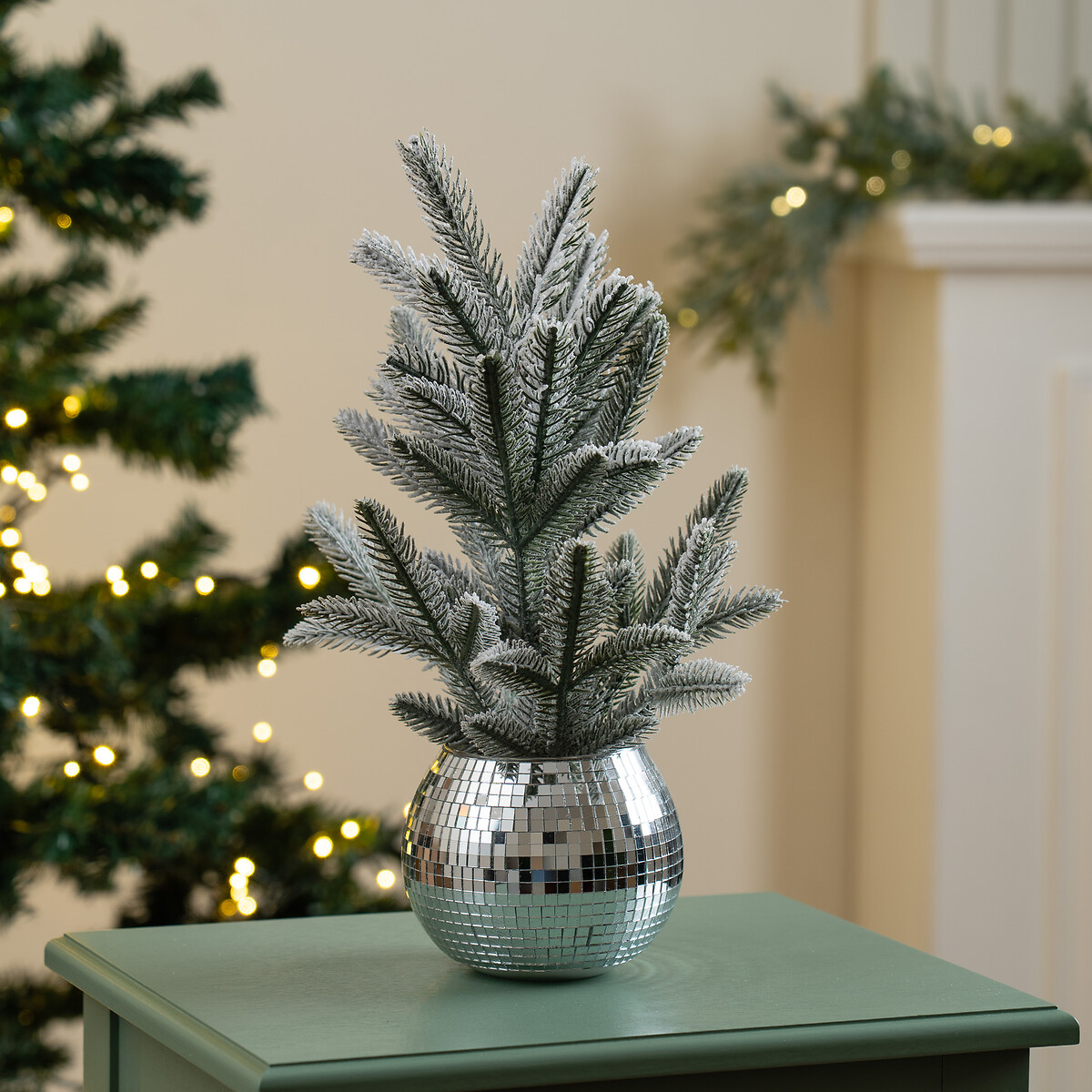 37cm Mirrorball Potted Christmas Tree, SO'HOME