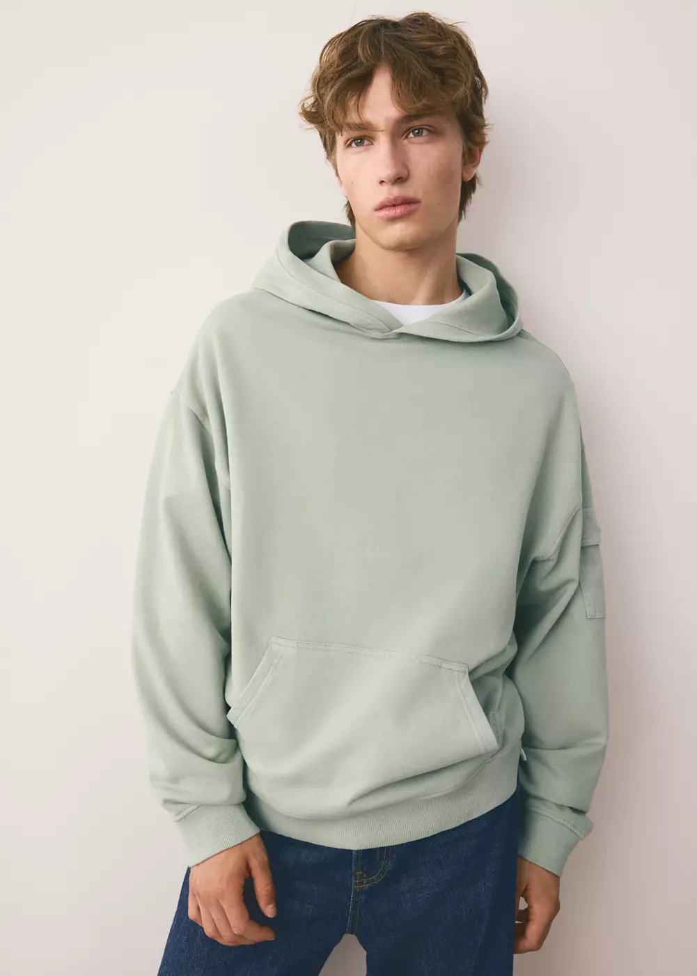 Sweat cargo en coton, MANGO TEEN