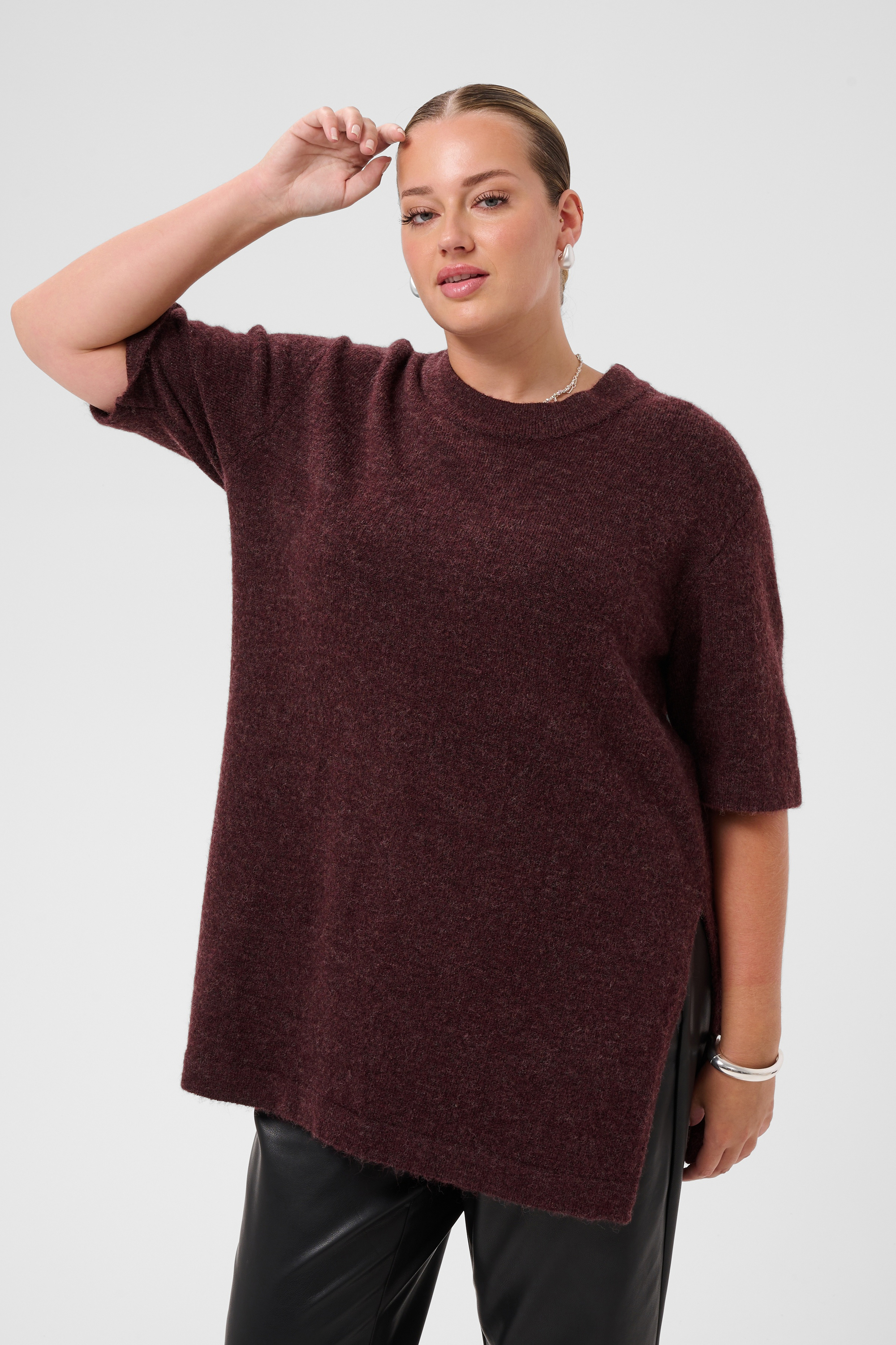 Pullover tricoté, KAFFE CURVE