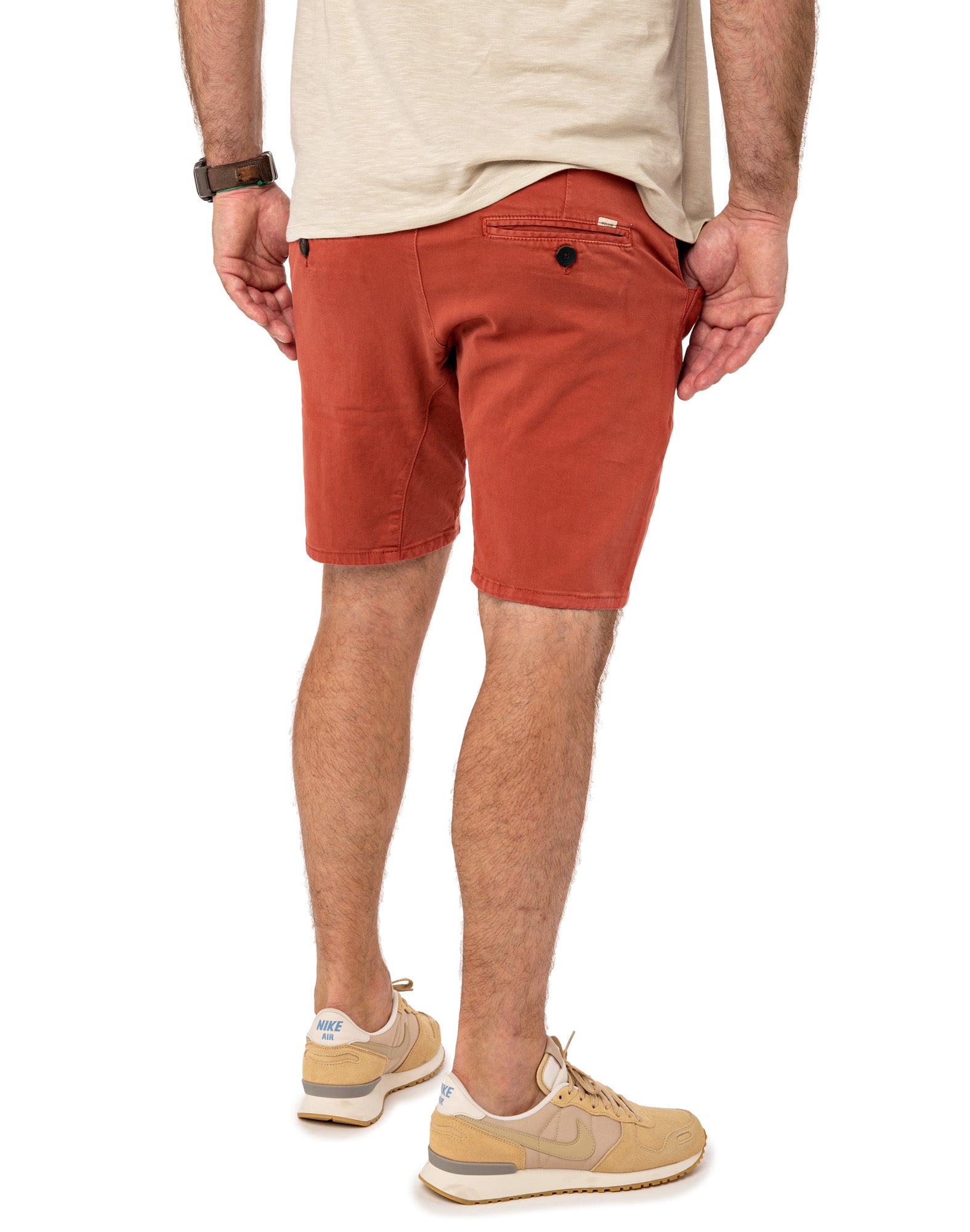 SHORT CHINO CHERRY, PULLIN