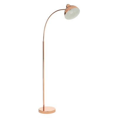 Copper Finish Arched Curve Floor Lamp SO'HOME