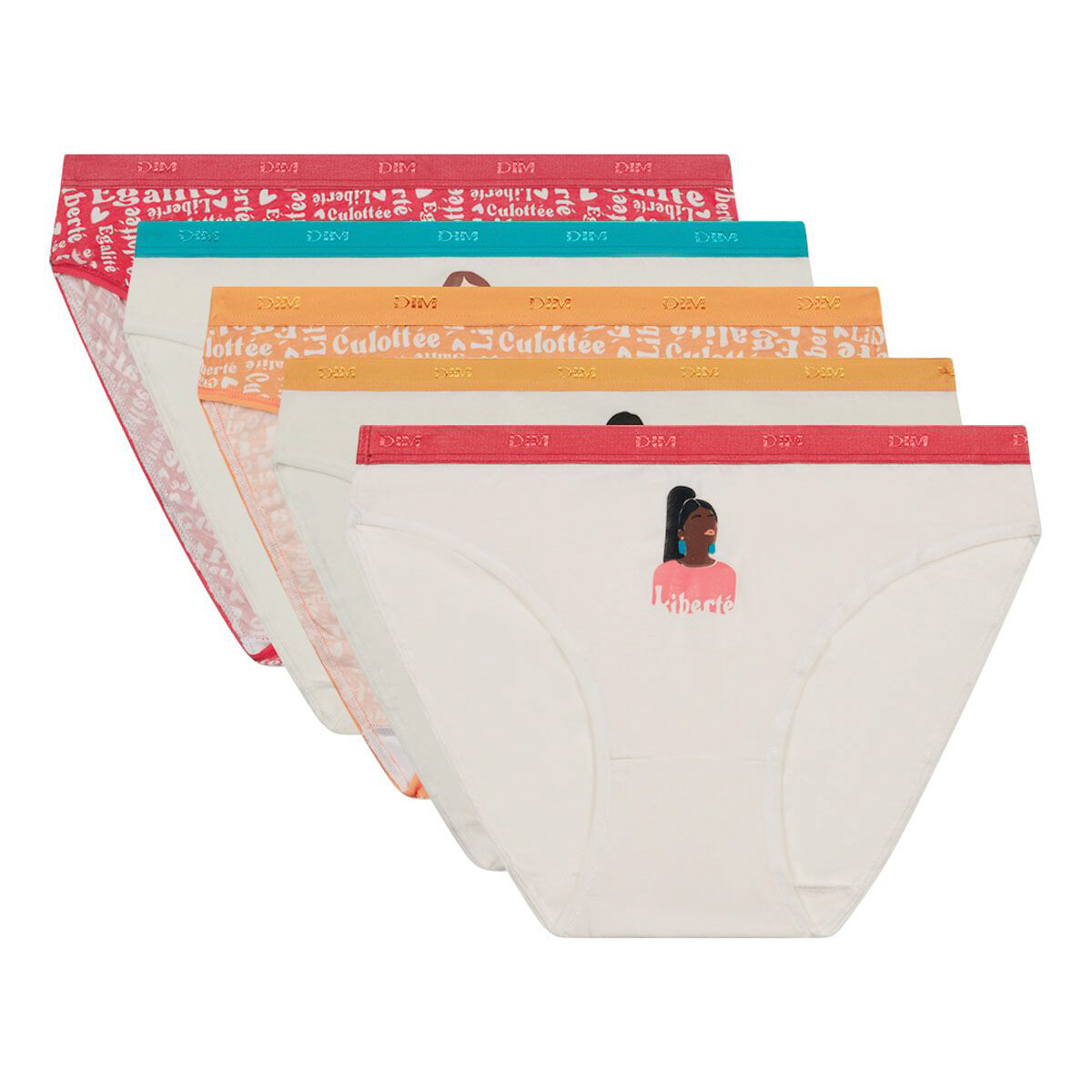 Pack of 5 Pockets Knickers in Cotton