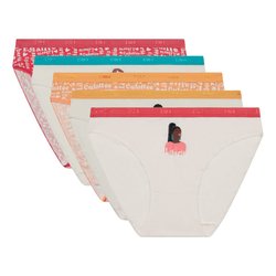 Pack of 4 pockets knickers in cotton Dim