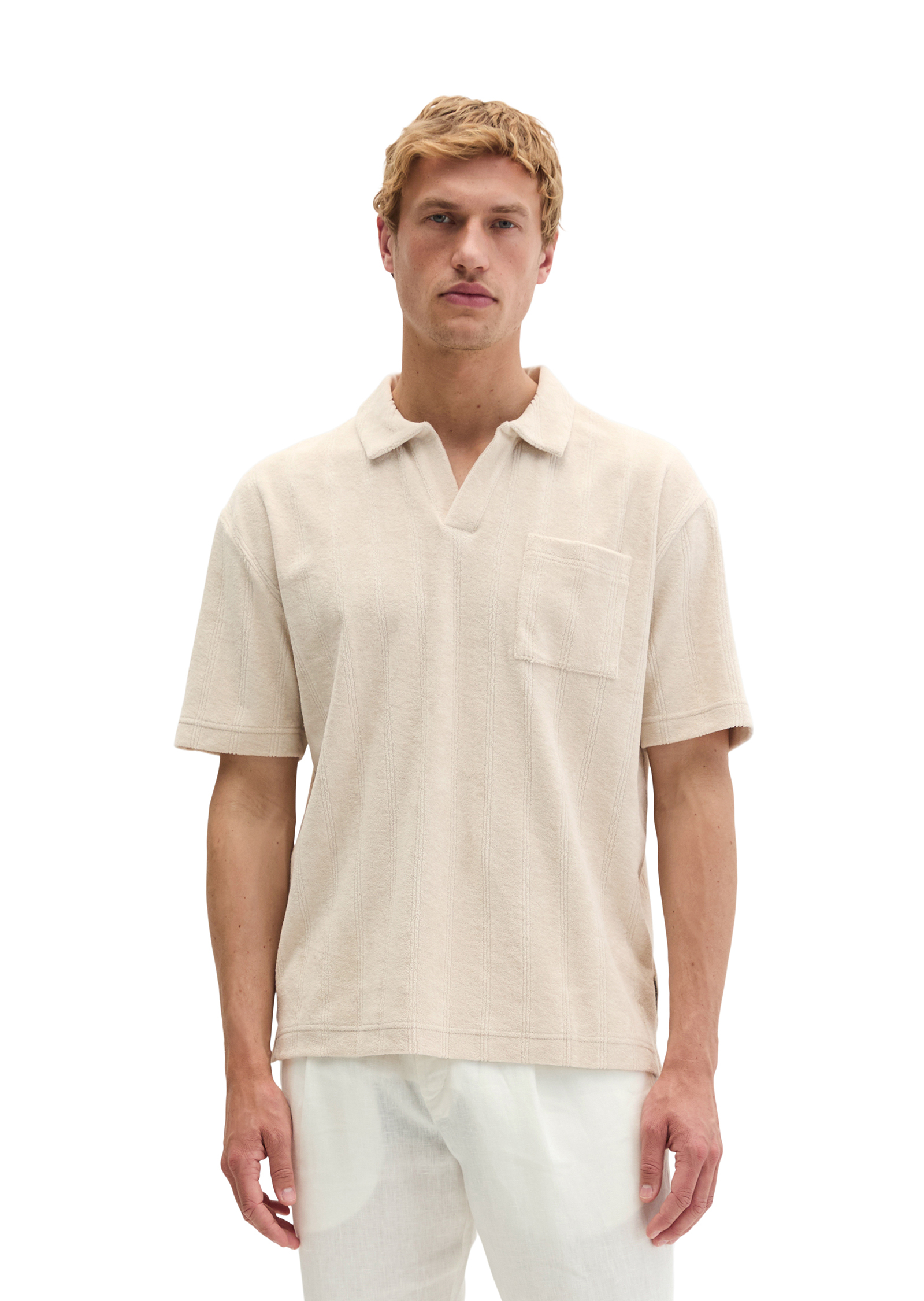 DfC polo loose en éponge de coton bio, MARC O'POLO