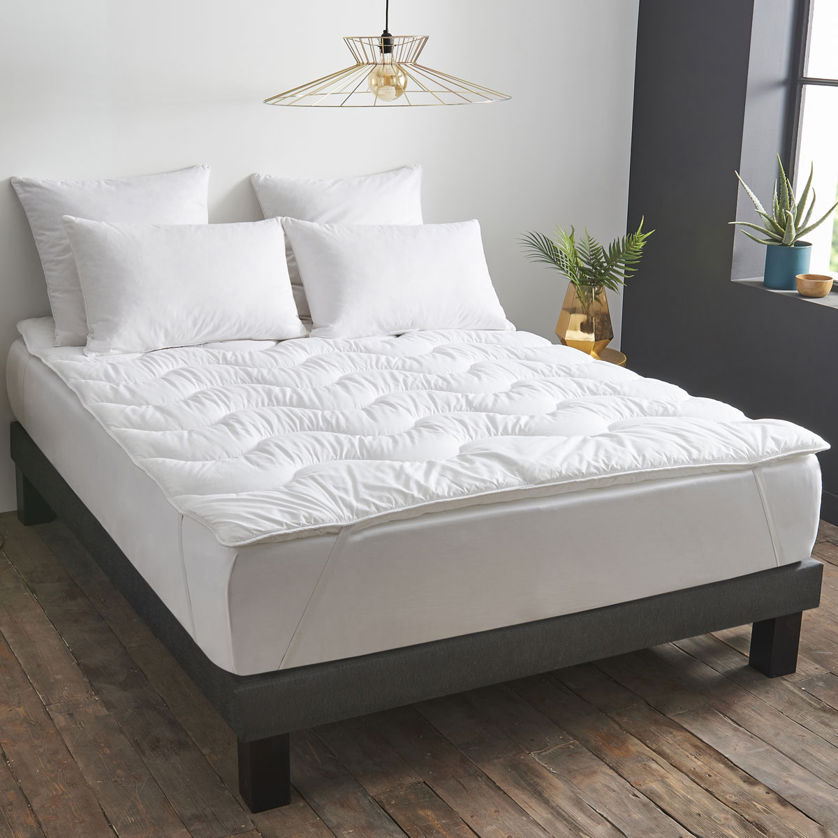 Surmatelas Gonflant Durable - Coton Bio - Théodore, WAKE ME GREEN