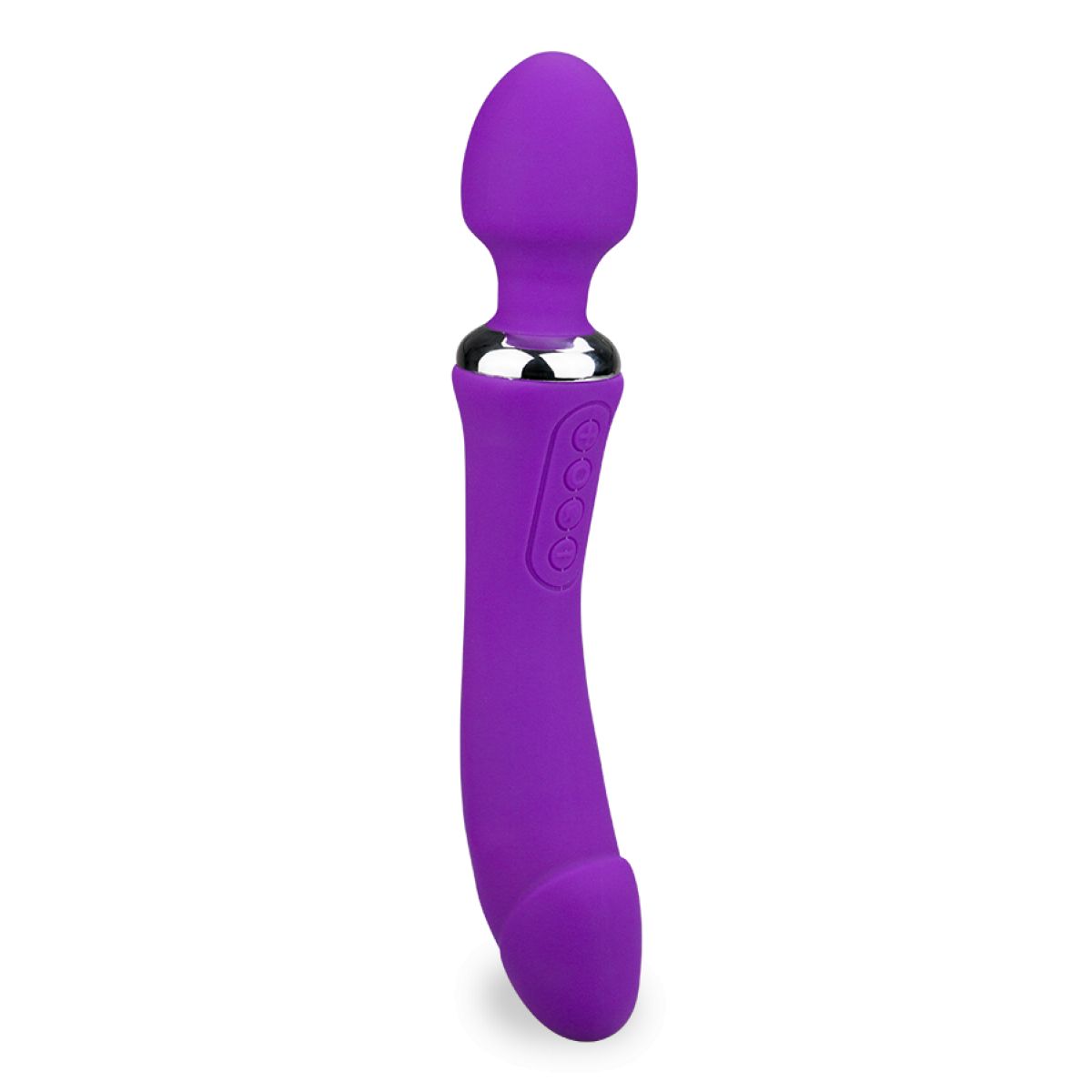 Vibromasseur Vibro Puissant Gode De Luxe Wand 2 En 1 Chauffant Treat Violet Love And Vibes La 