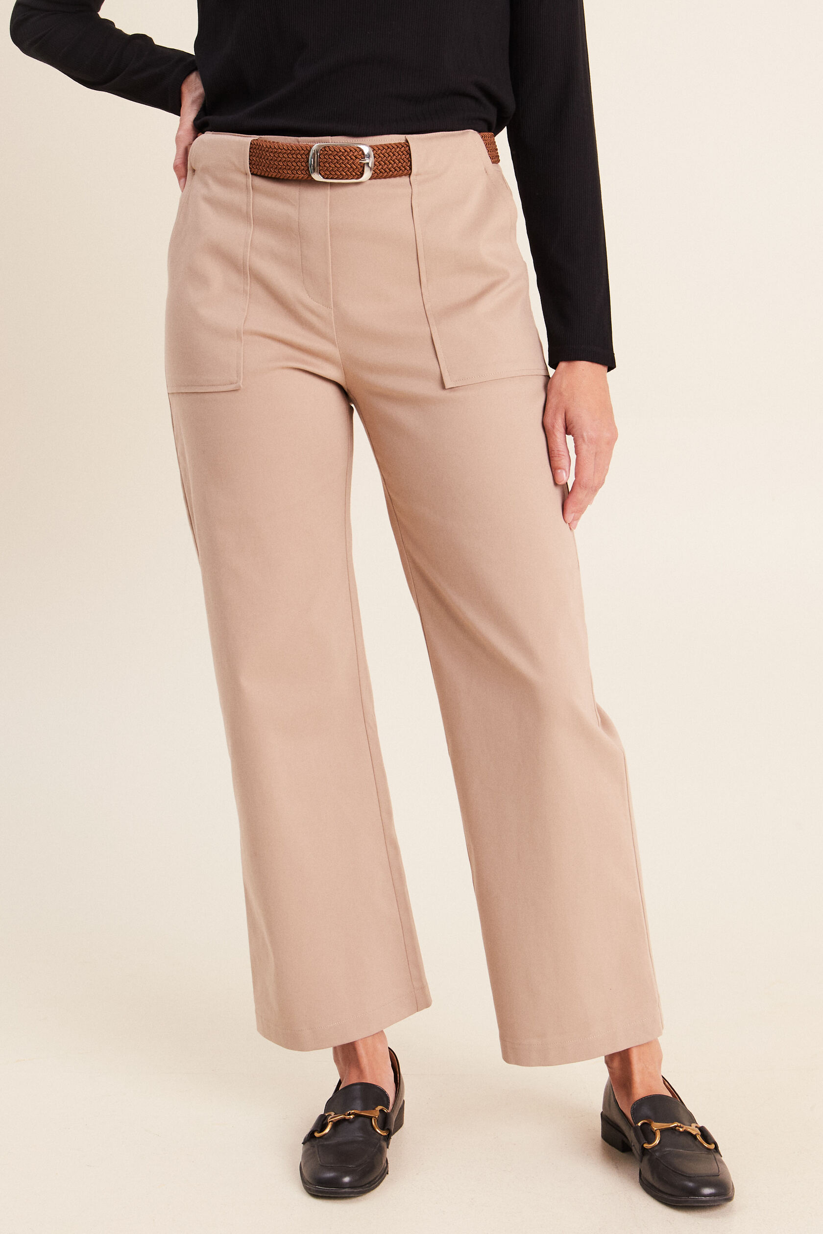 Lot de 2 pantalons cargo taille haute, BREAL