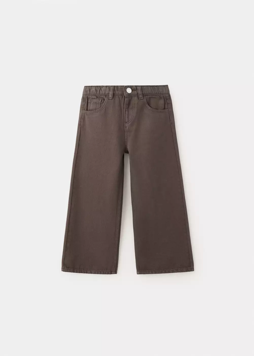 Jean wide leg avec écussons étoiles, MANGO BABY