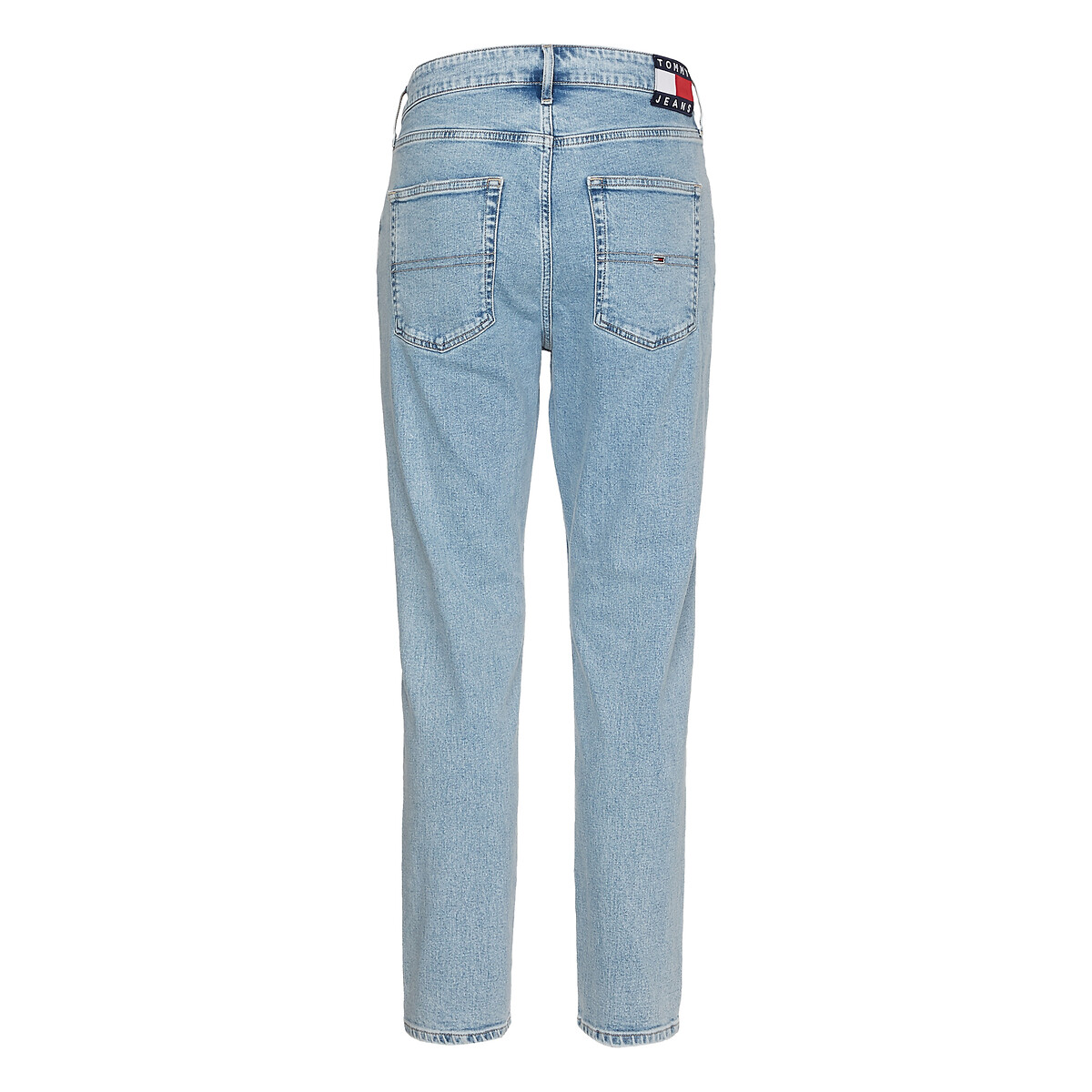 Heren Kleding voor voor Jeans voor Tapered jeans Model dad Jean in het Blauw voor heren Tommy Hilfiger Denim Regular Tapered Fit Jeans Met Labelstitching 