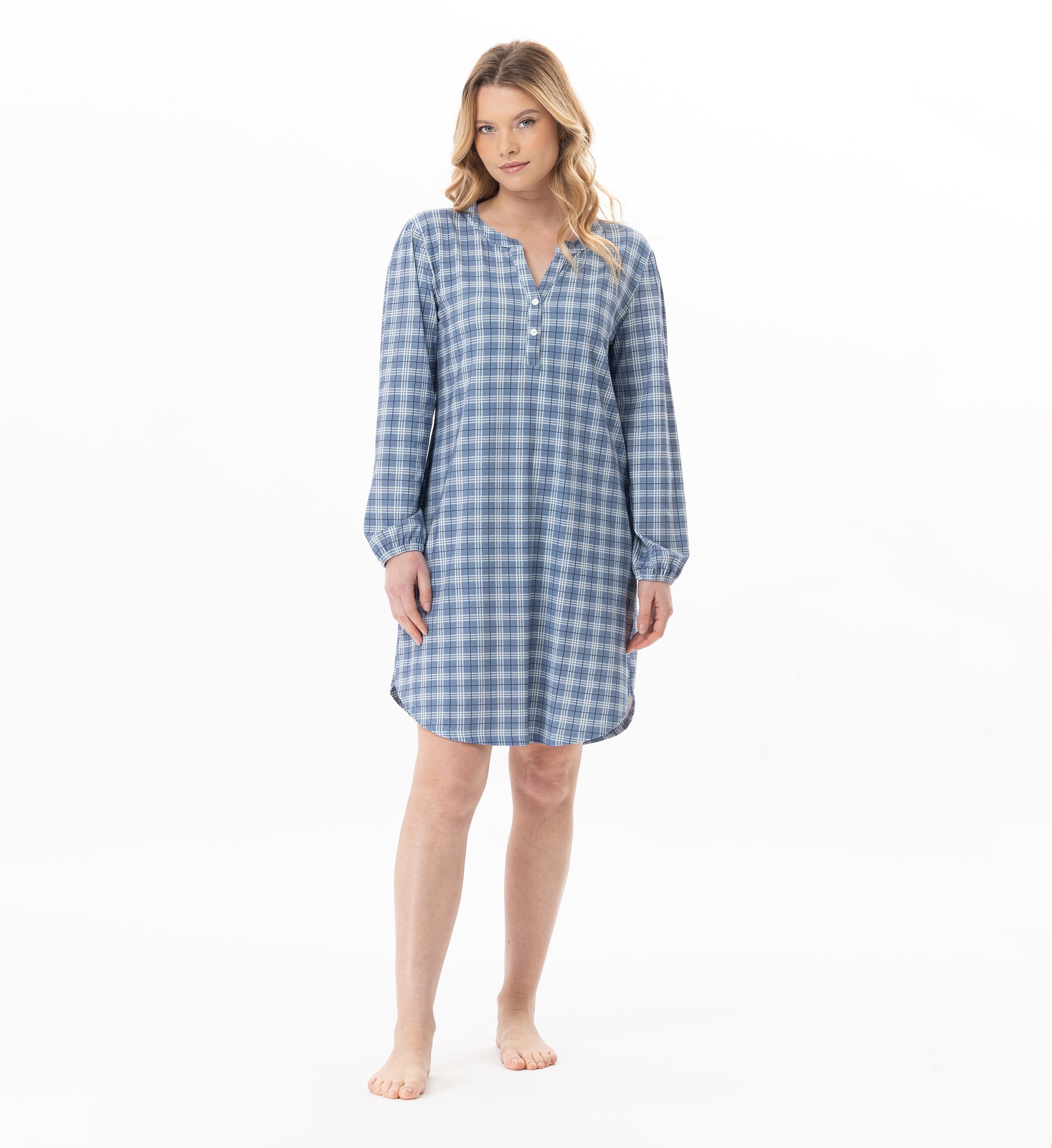 Chemise de nuit en coton modal CLUB 101, LE CHAT