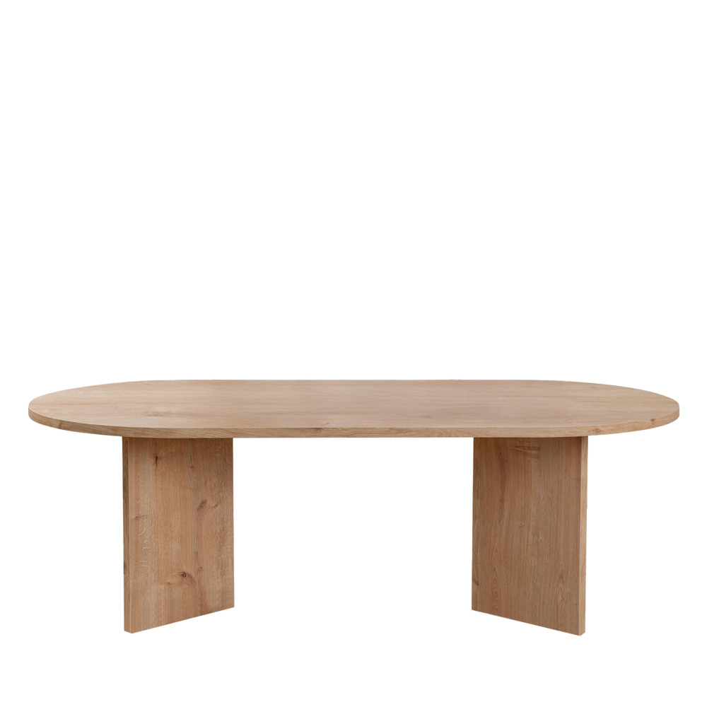 Table basse ovale en bois 119x60cm- SAM, DRAWER