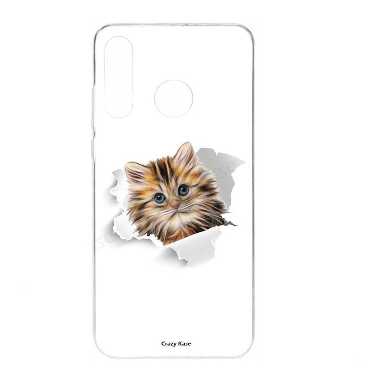 Coque Pour Huawei P30 Lite Souple Motif Chat Trop Mignon Chat Mignon Crazy Kase La Redoute