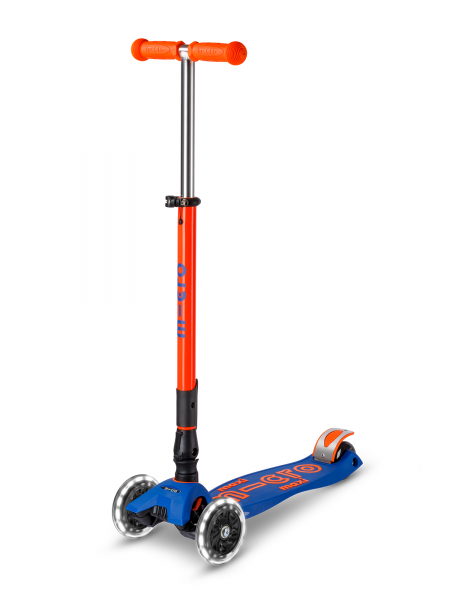 Maxi Micro Deluxe pliable LED - Néon, MICRO MOBILITY
