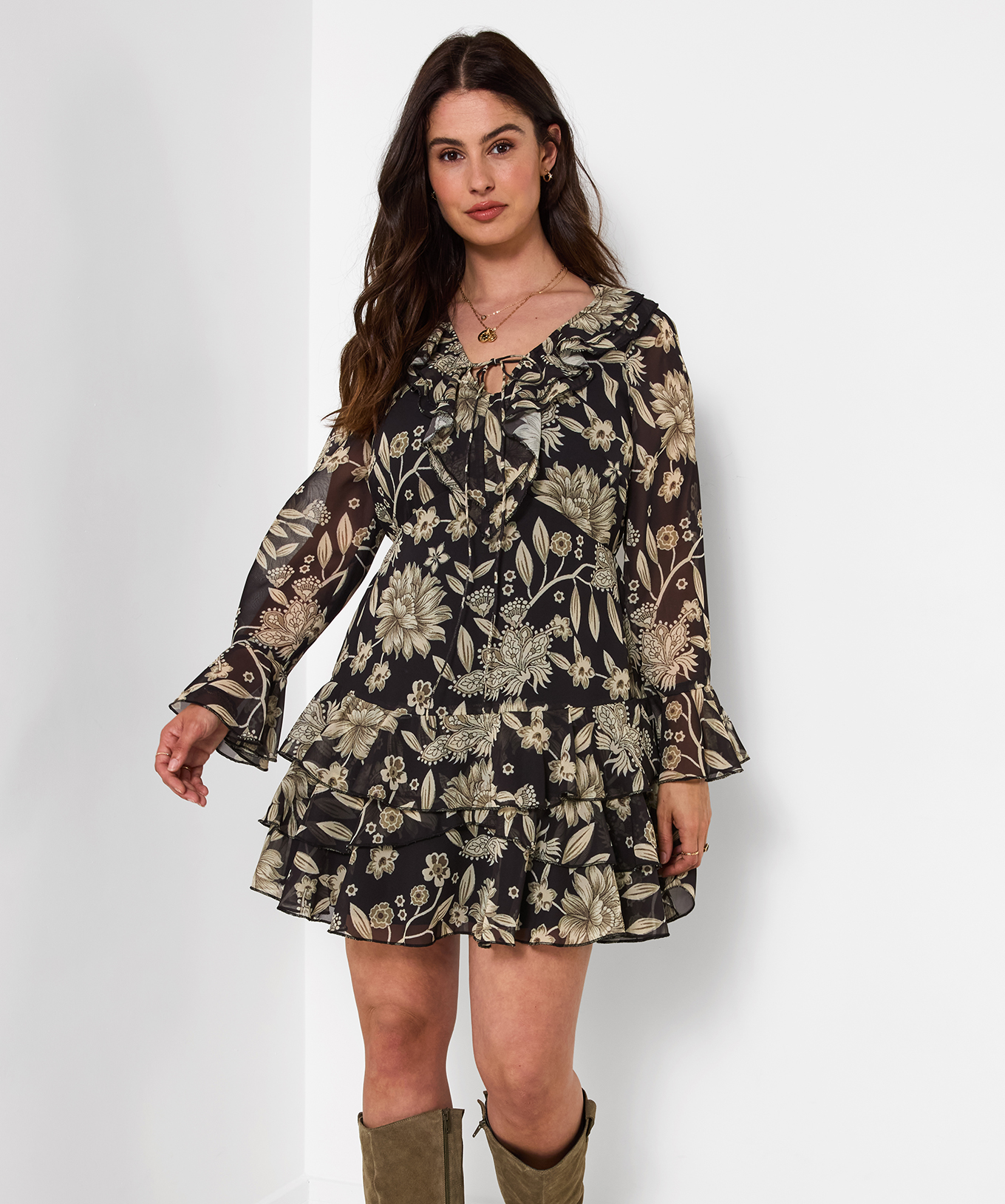 Robe Courte à Volant, JOE BROWNS
