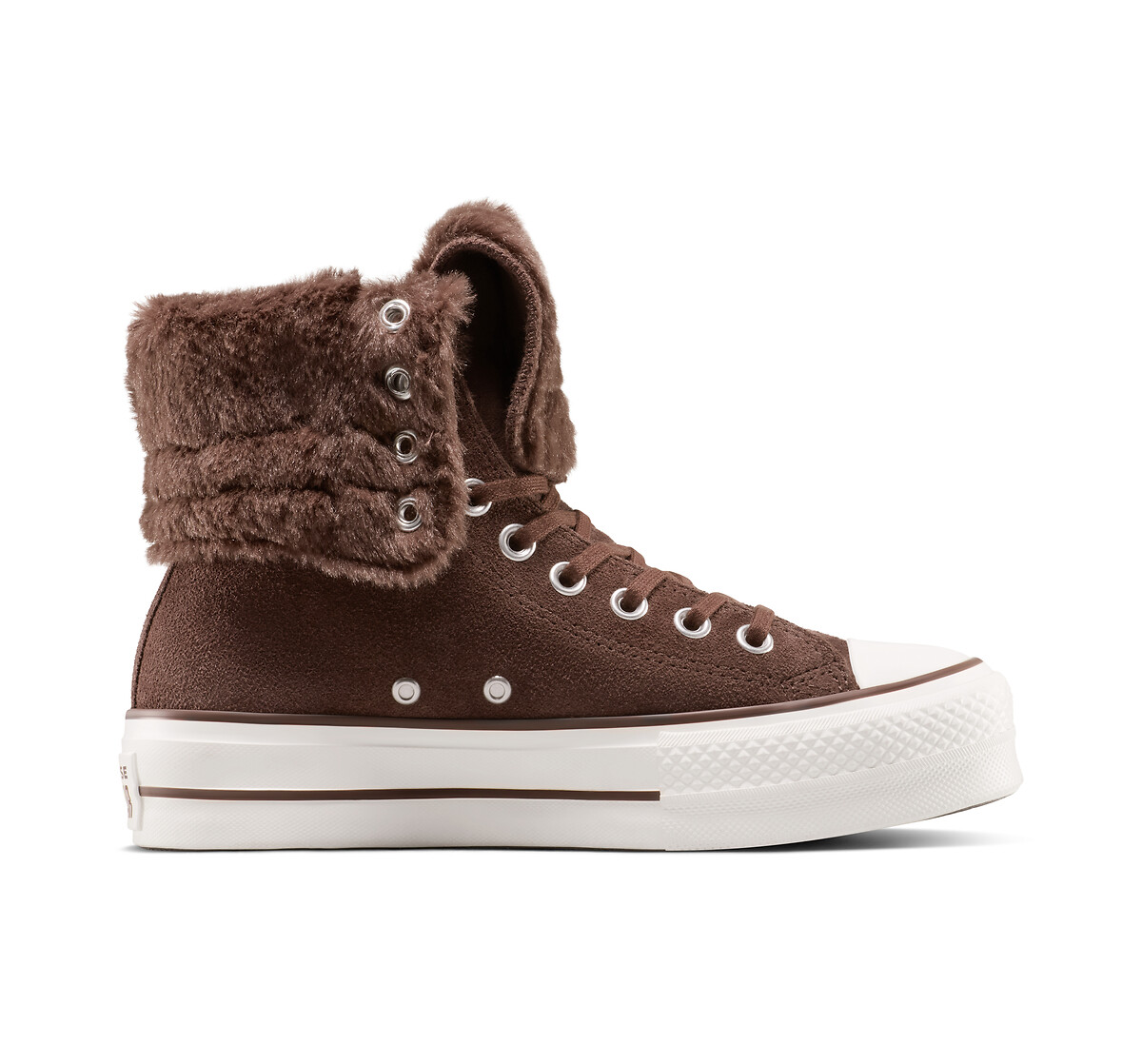 All Star Fold Over Winter Luxe Trainers, CONVERSE