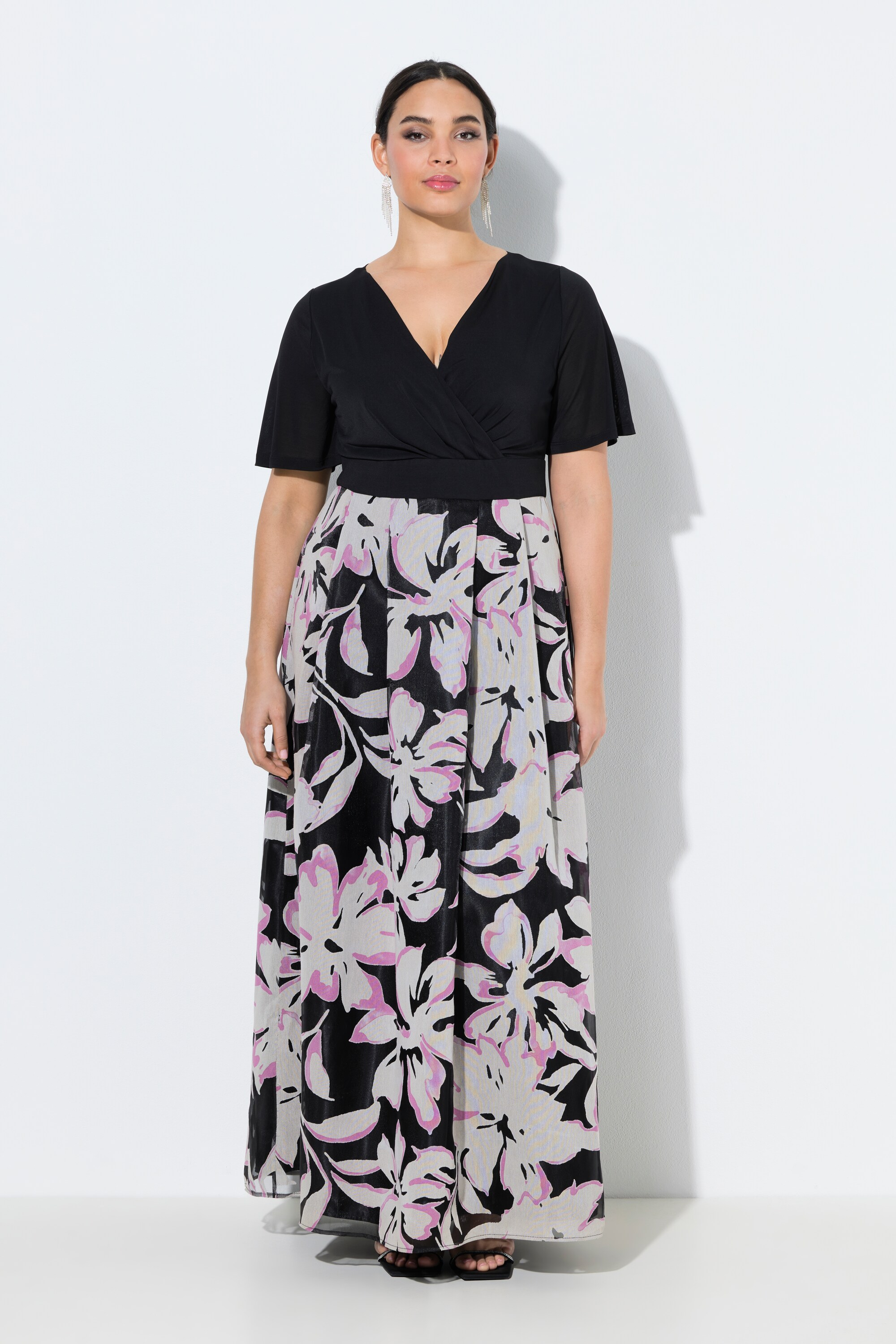 Robe maxi en tissu dévoré, ULLA POPKEN