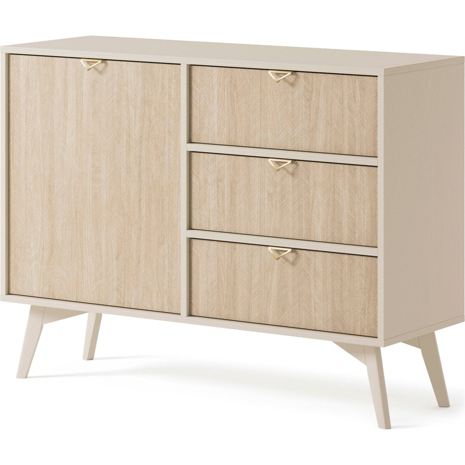 Commode FAVORIA scandinave porte et tiroirs, RECOLLECTION