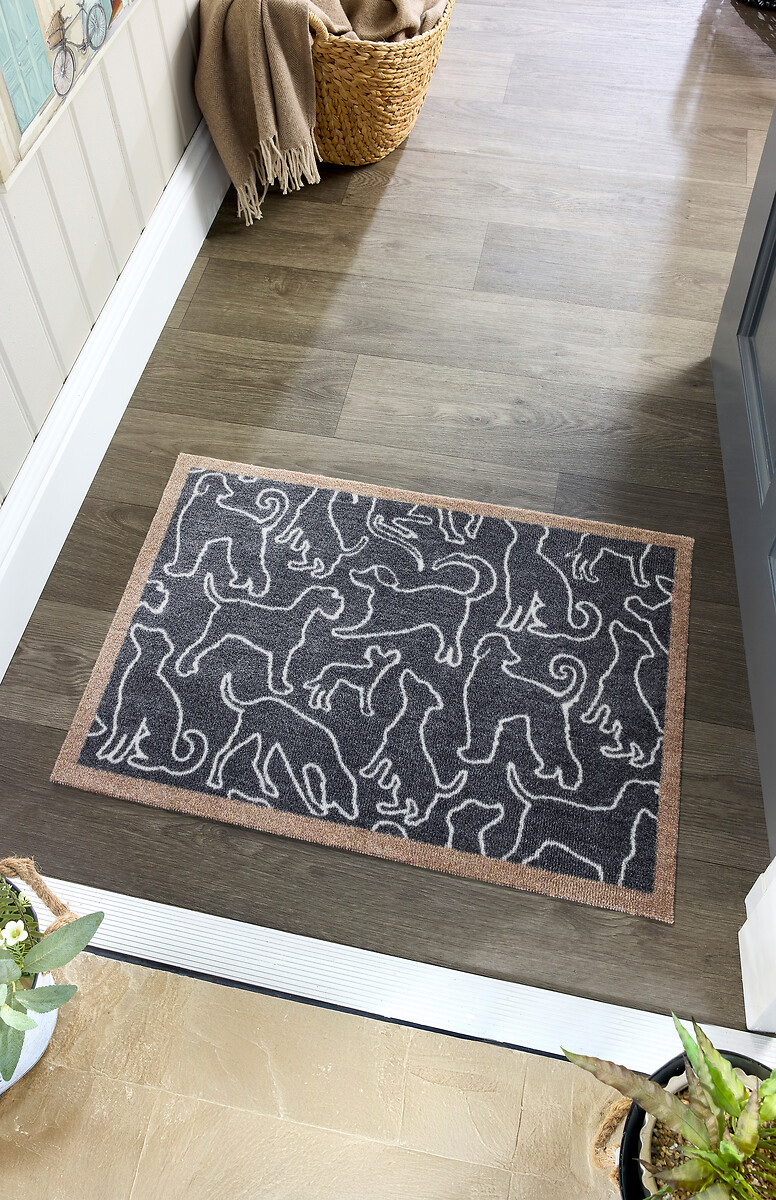 Outline Dogs Stain Resistant Pet Mat 50x75cm, HOWLER & SCRATCH