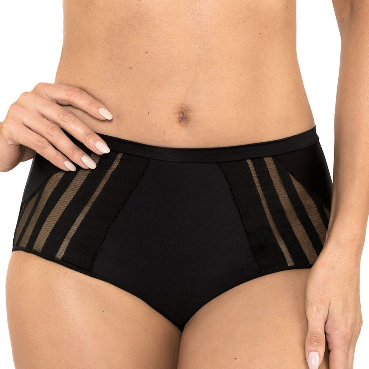 Culotte discount haute transparente