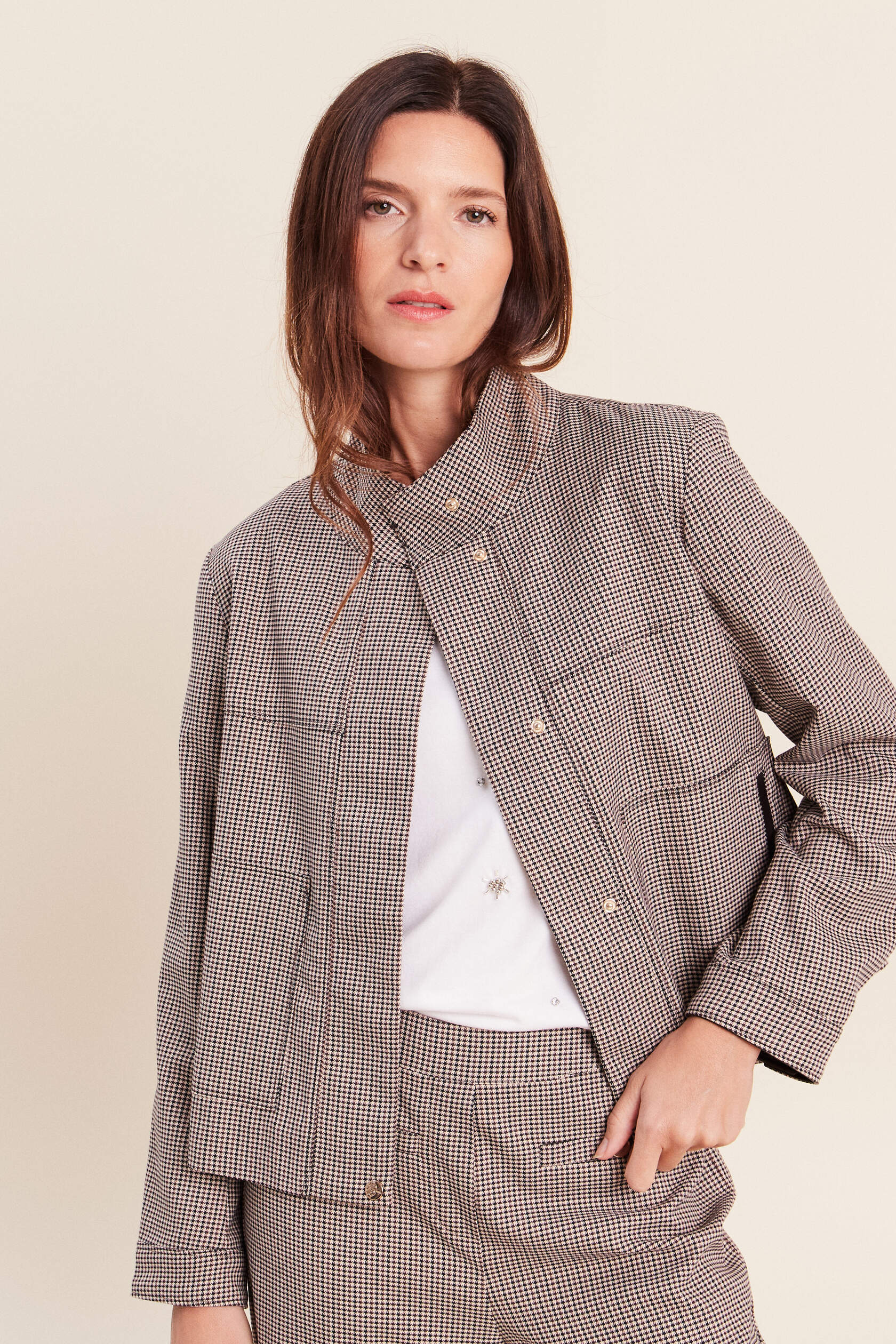 Veste col montant doublée, BREAL