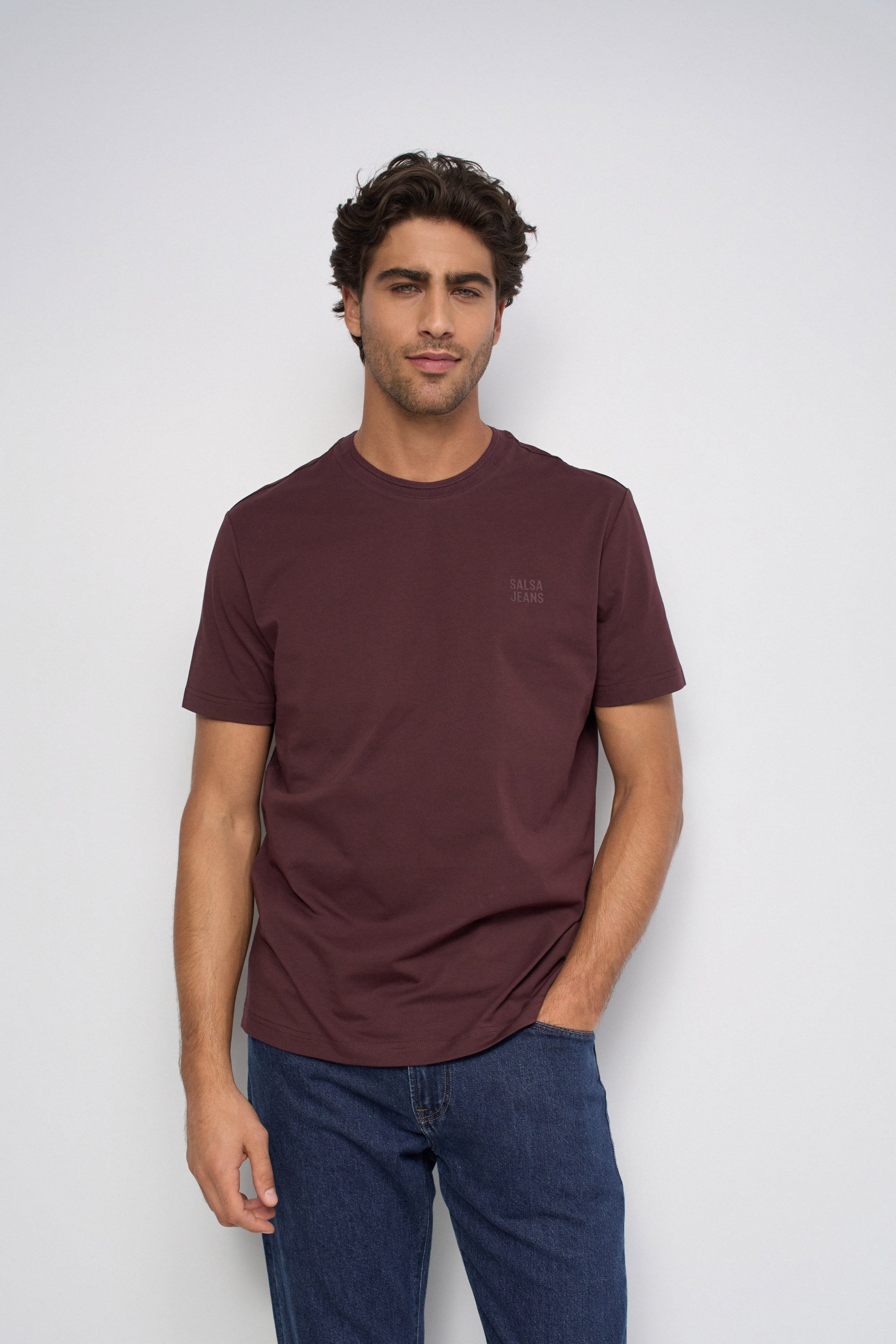 T-SHIRT AVEC BRANDING, SALSA JEANS